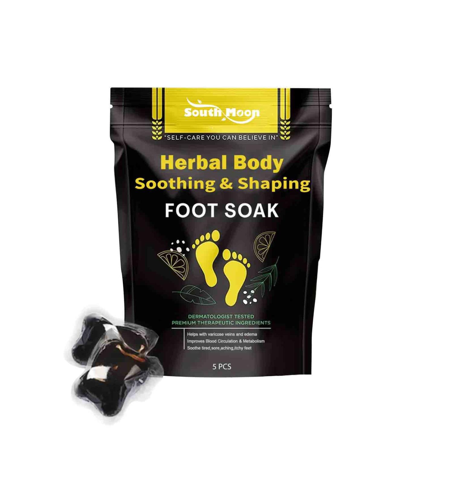 Herbal Soothing Foot Soak Herbal Detox Cleansing Foot Soak Beads Herbal Body Soothing and Shaping Foot Soak Foot Soak for Foot Spa Herbal Foot Cleansing Soak Beads for Men Women (5PCS) - Buy Online on GoSupps.com