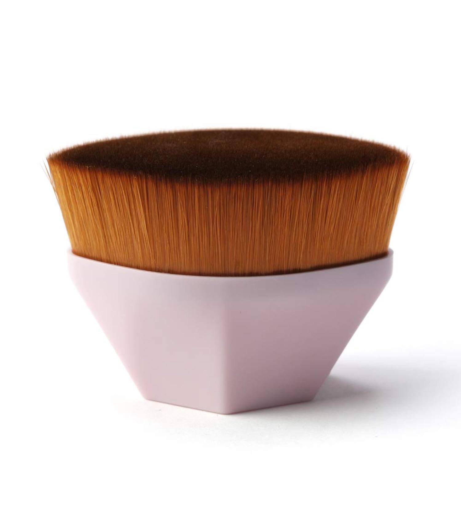 Tenmon Petal-Shaped Foundation Makeup Brush for Liquid, Cream, Powder Cosmetics - Pink - Buy Online on GoSupps.com