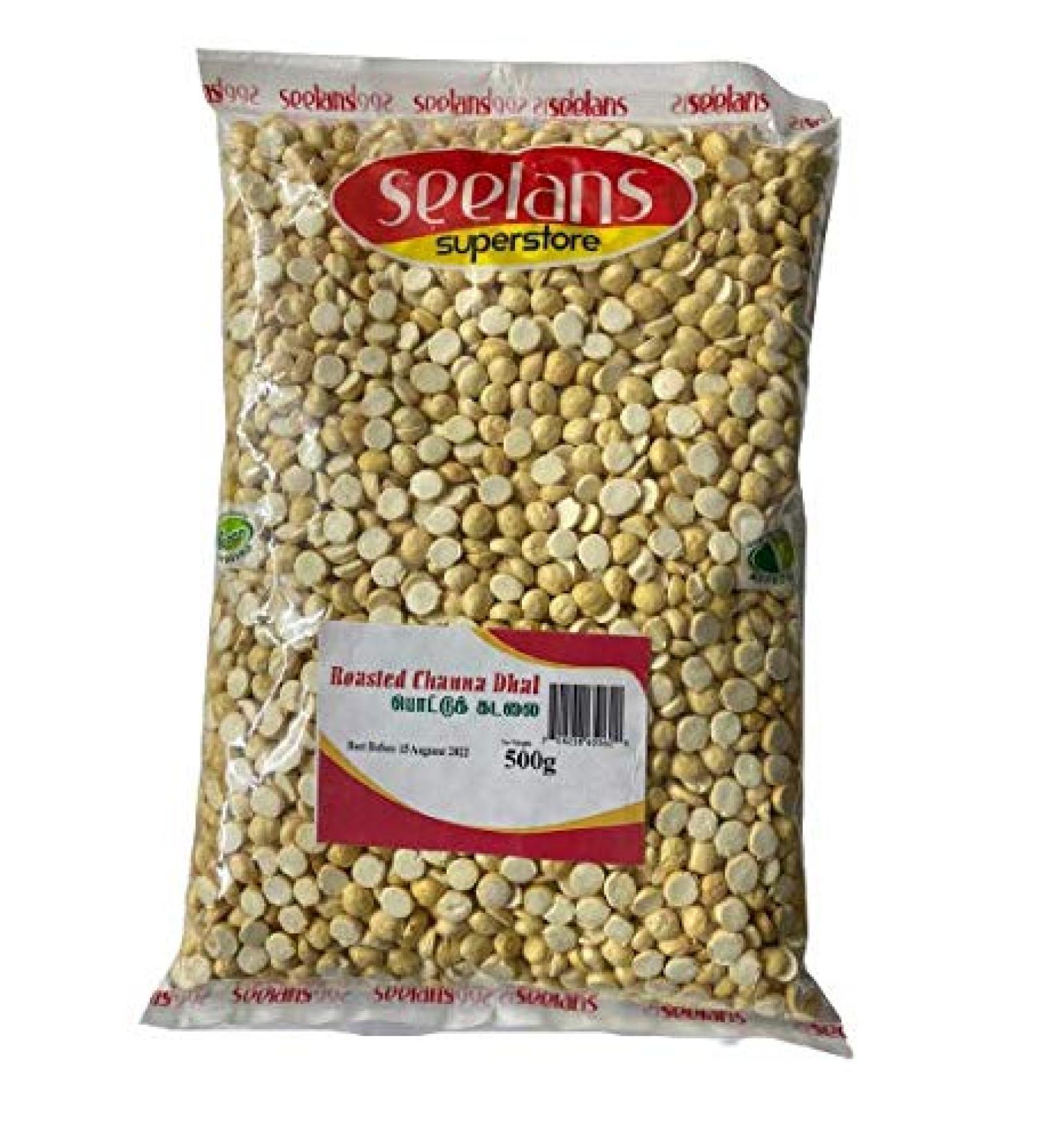 Seelans Superstore Roasted Chana Dhal Lentils - 500g