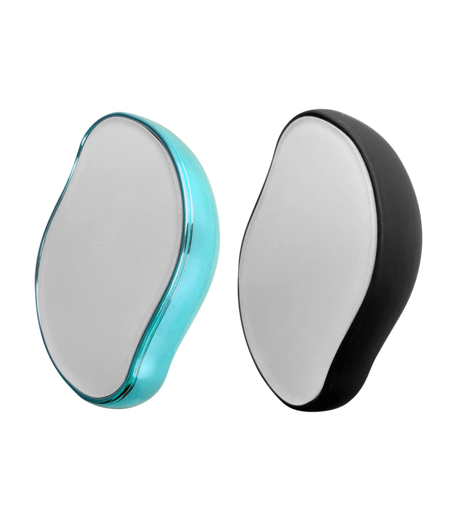 2022 New Crystal Hair Eraser: Portable Hair Remover for Women and Men - Painless Skin Exfoliator Tool in Black+Blue - Buy Online on GoSupps.com