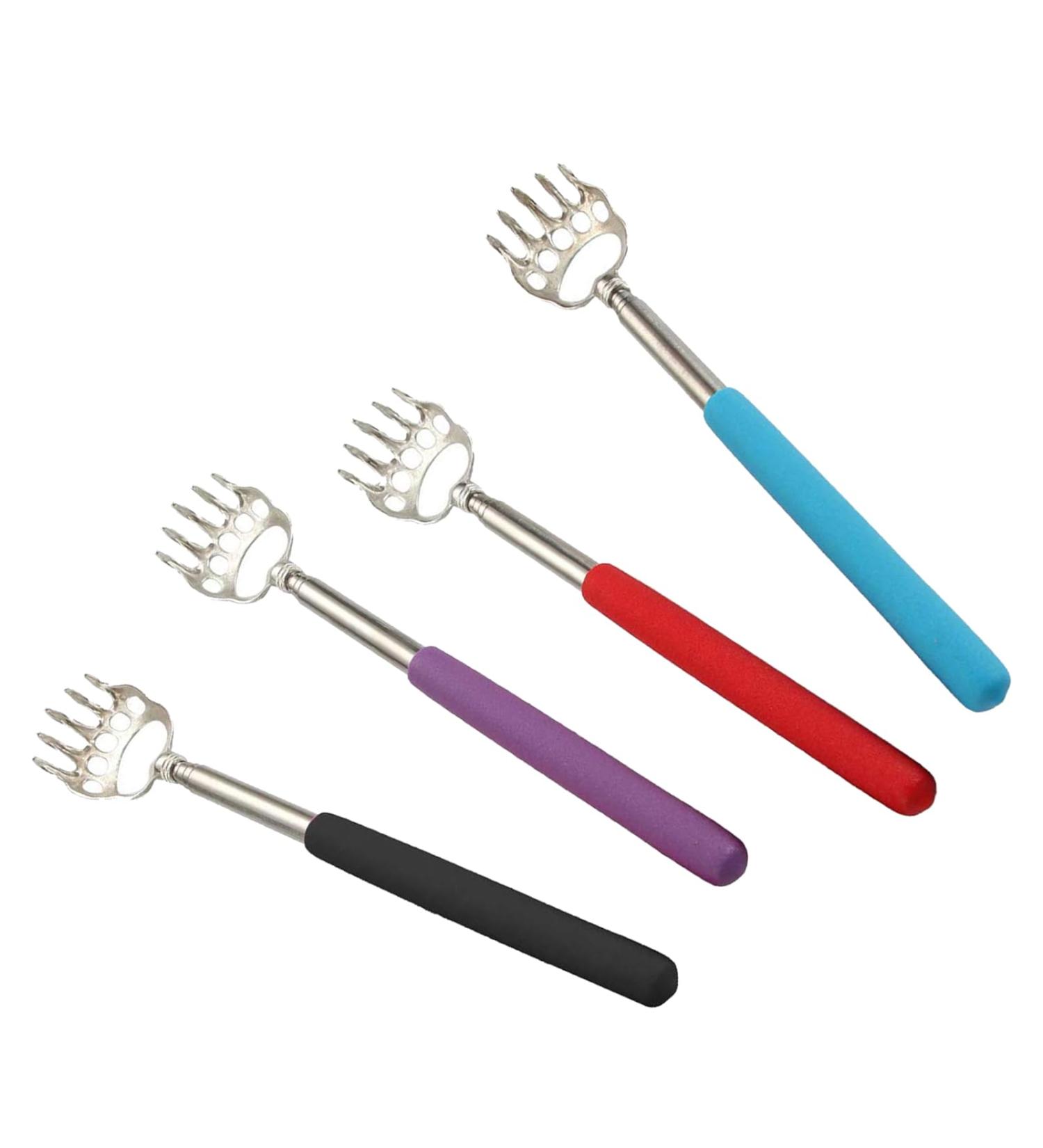 Ieron Back Scratchers for Men - Portable Bear Claw Metal Massager Set (4 Pieces) - Perfect for Itch Relief & Relaxation - Buy Online on GoSupps.com