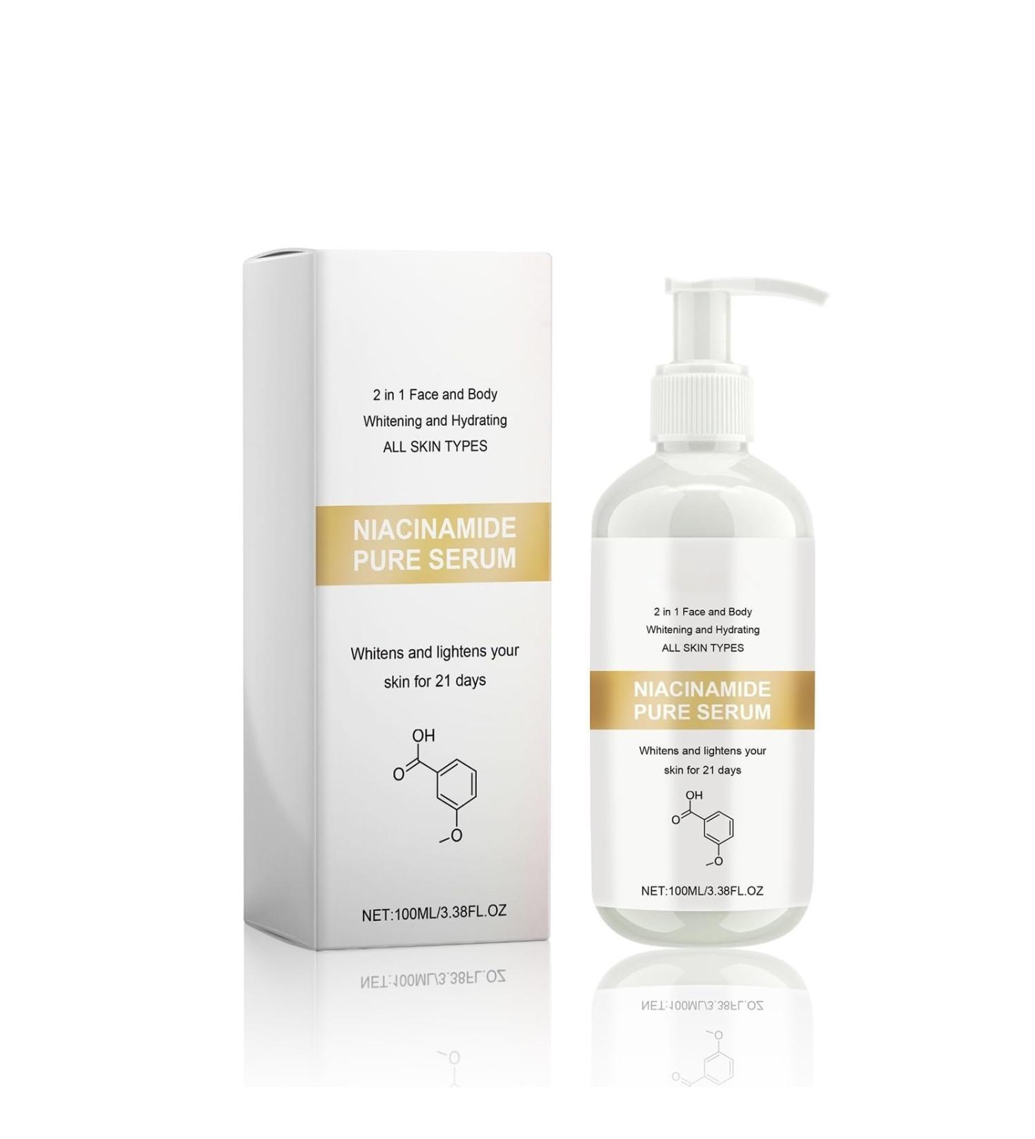 Dark Spot Correcting Glow Serum - Niacinamide Serum - Hyaluronic Acid Serum for Face - Skin Care - Face Serum for Women - Deeply Hydrating Serum - Face Serum for Anti-Ageing and Wrinkle Shrink Pores - Buy Online on GoSupps.com