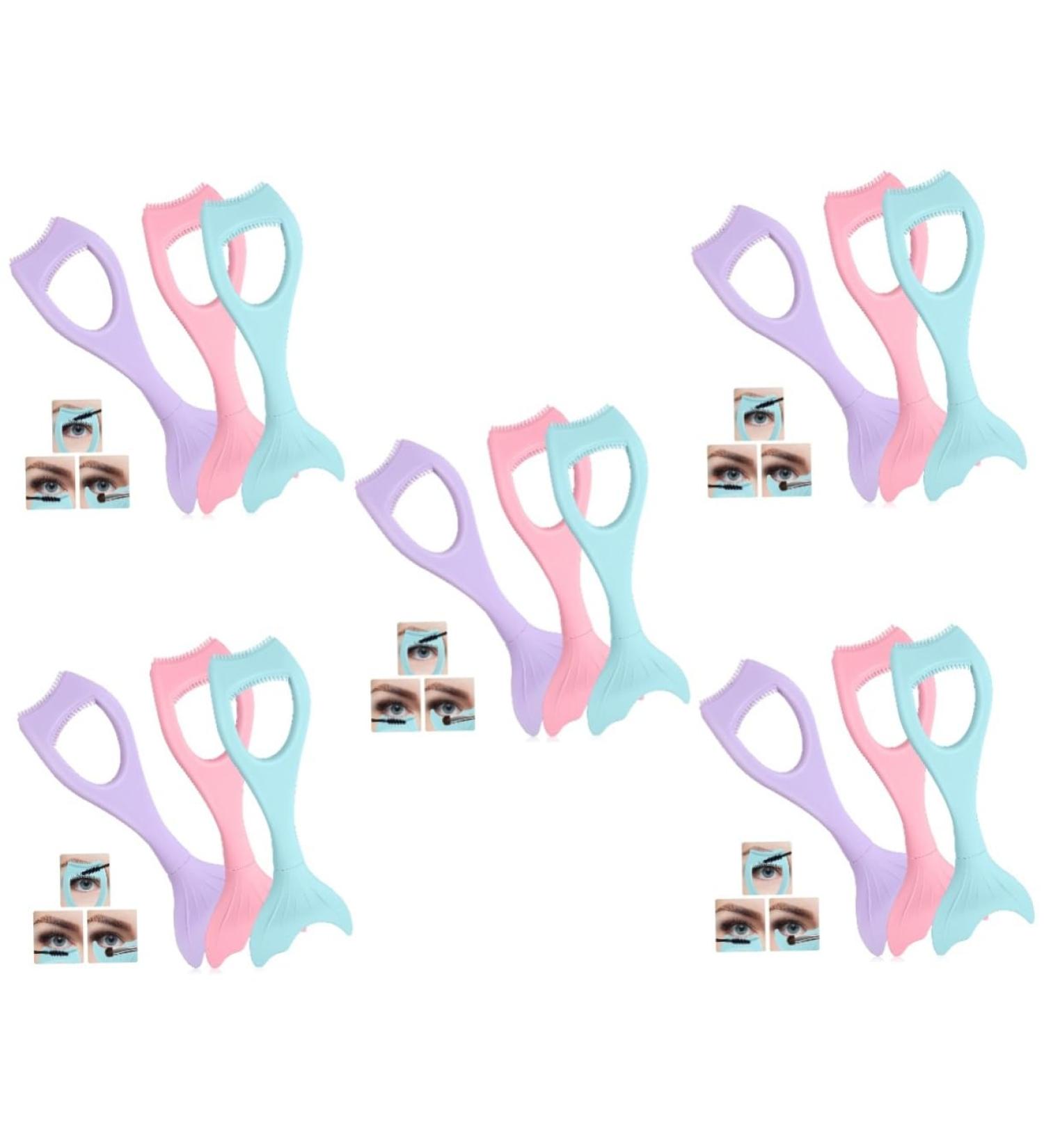 FRCOLOR 15 Pcs Eyeliner Auxiliary Artifact Lash Tools Mascara Guard Tool Eyelash Mascara Shield Mermaid - Buy Online on GoSupps.com