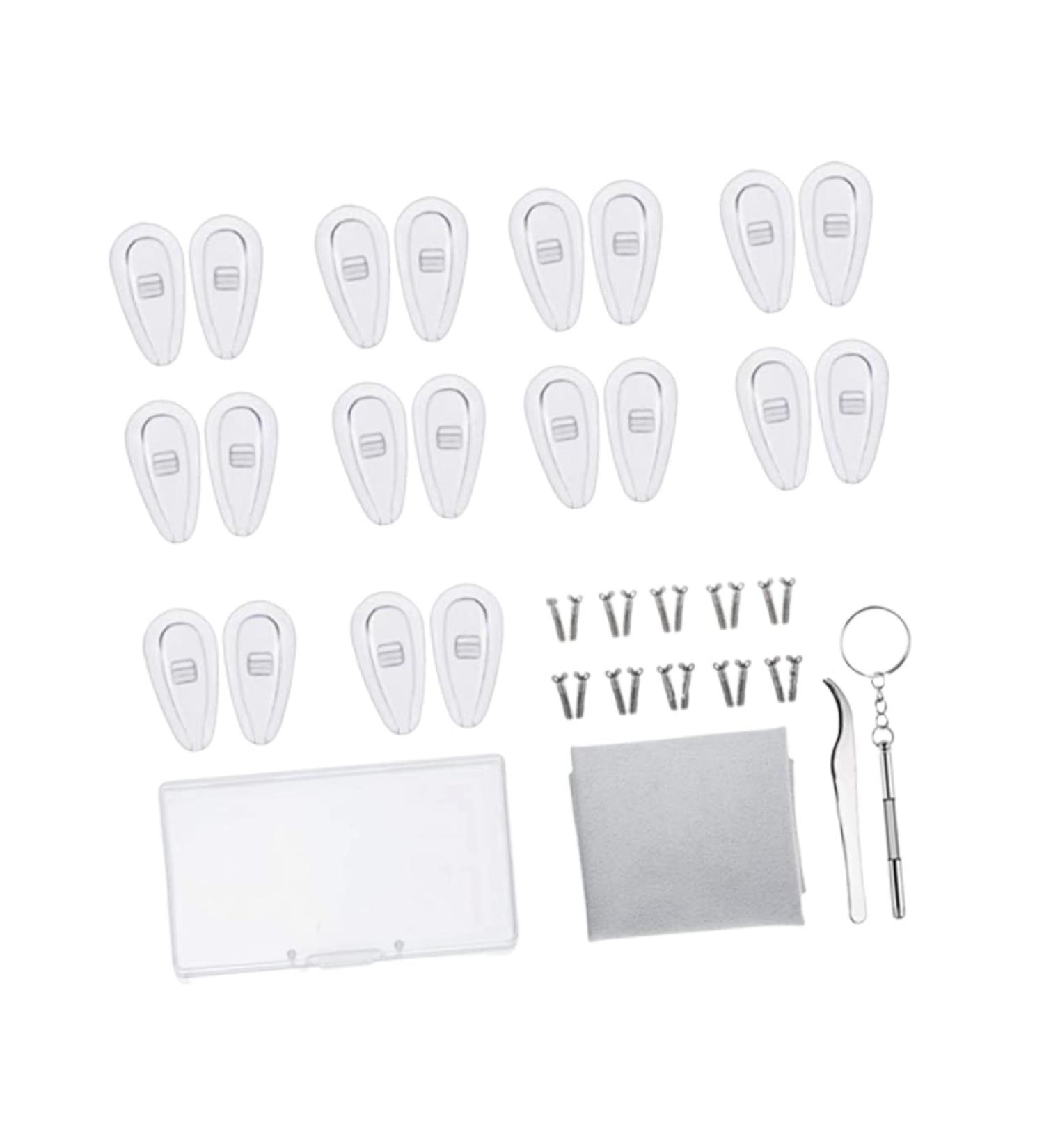 Healeved Nose Pad Tool Set for Sunglasses & Glasses - Includes Nose Pads & Screws | Durable Protection & Comfort - Buy Online on GoSupps.com