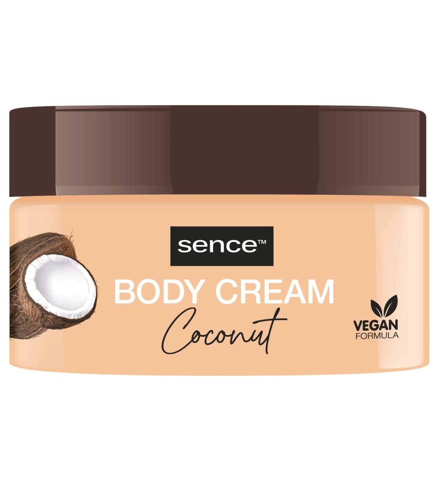 Maxbrands Coconut Body Lotion Vegan Body Cream Moisturizing care for skin & body women and men coconut body cream Sence beauty and cosmetics 1 200 ml - Buy Online on GoSupps.com