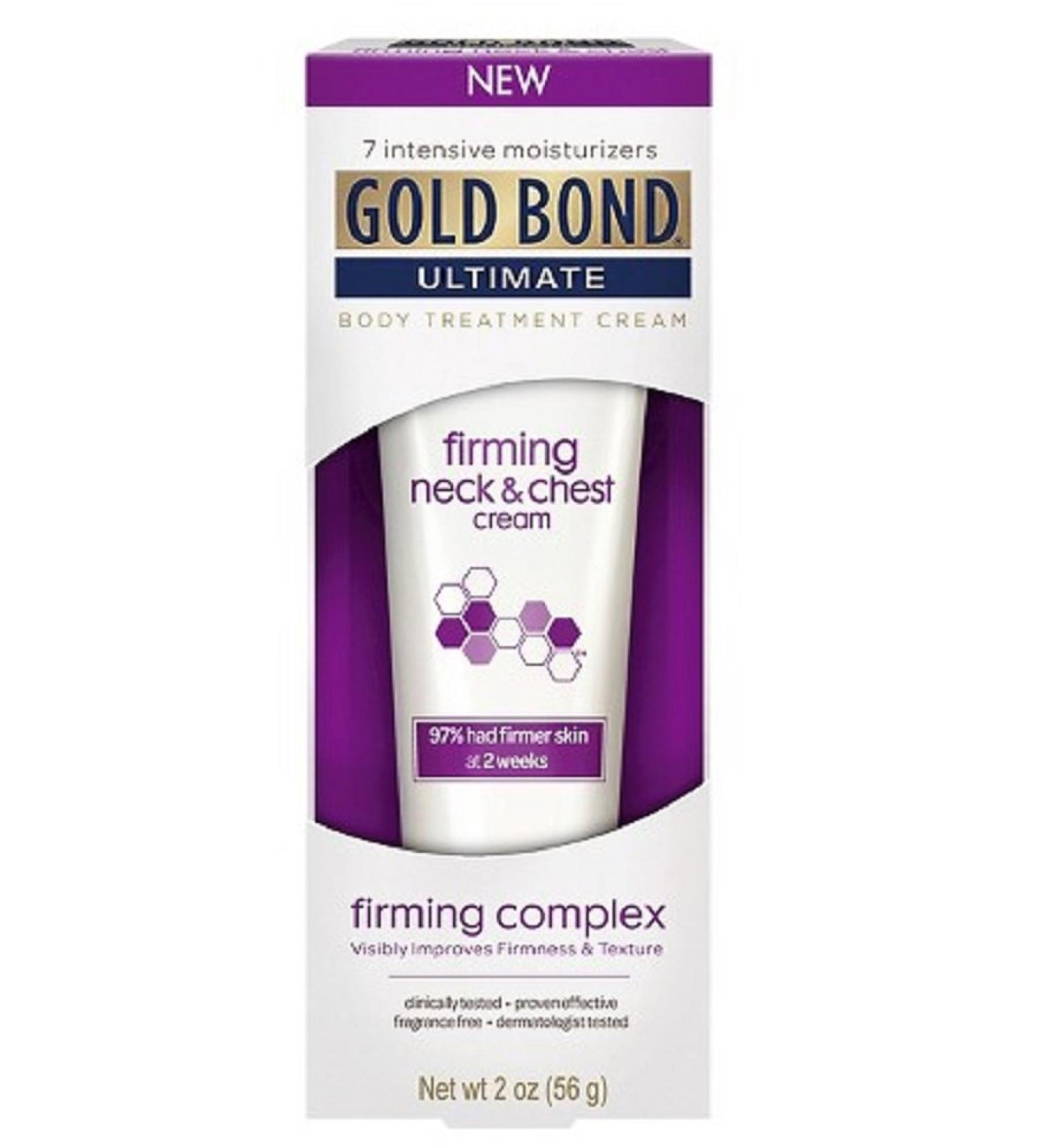 Gold Bond Ultimate Firming Neck & Chest Cream, 2 Oz (3 Pack) by Gold Bond