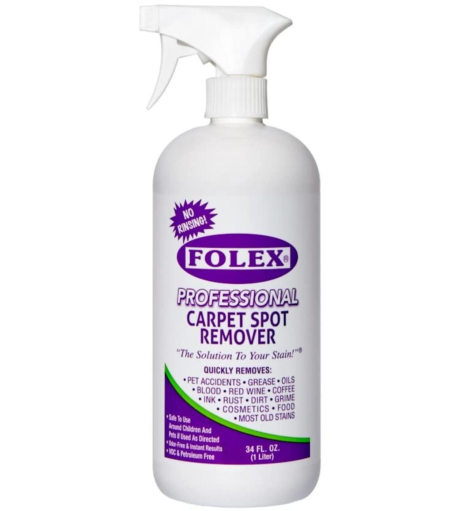 Folex Professional Carpet Spot Remover, 34oz 34 Fl Oz (Pack of 1)
