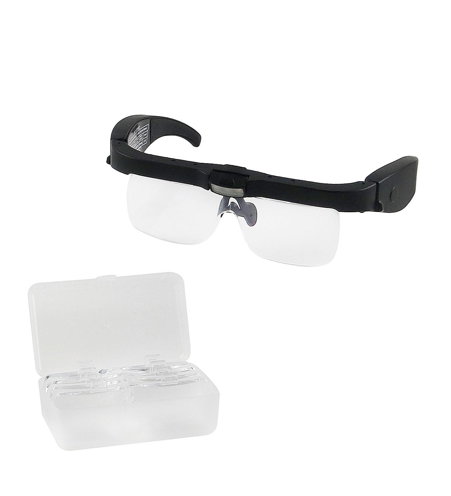 Uncles Head Mounted Magnifier 3 LED HandsFree Headband Magnifying Glass with 5 Lens 150D 200D 300D 2.5X4.0X for Close Working - Buy Online on GoSupps.com