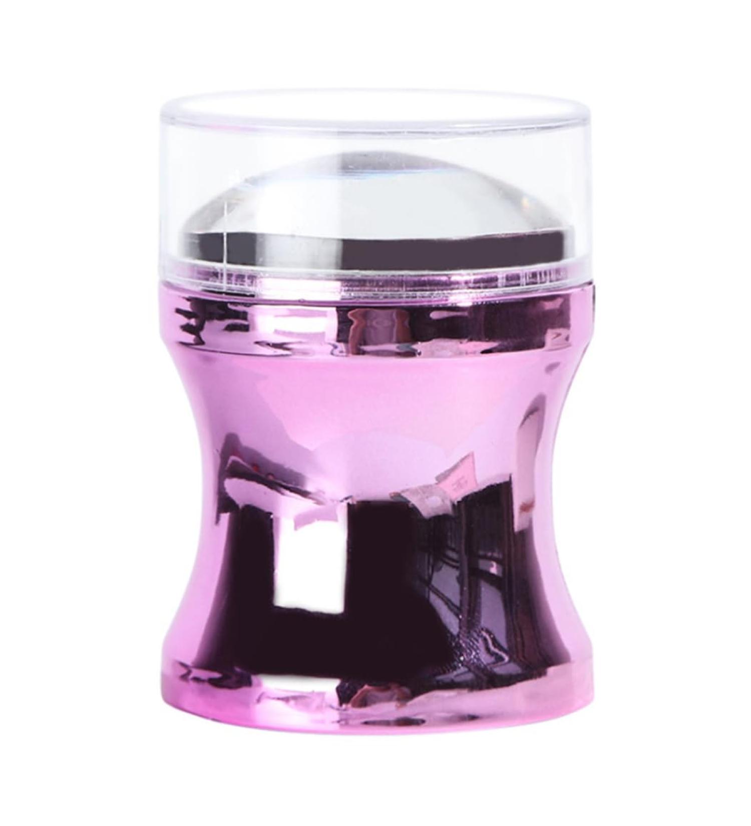 nail jelly stamper Nail Art Stamper Nail Stamping Templates with Silicone Heads DIY Manicure Print Tool Purple - Buy Online on GoSupps.com