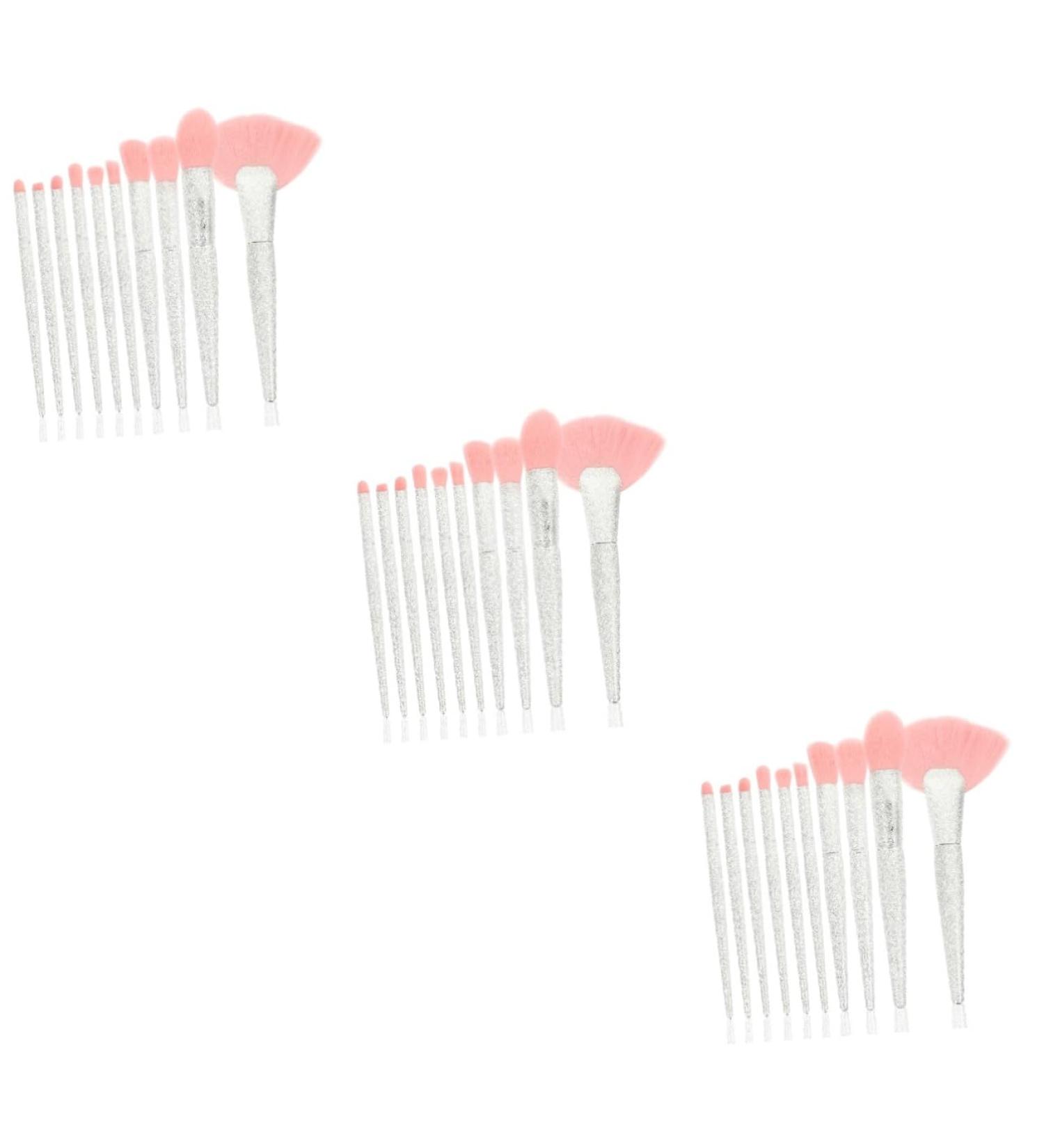Set of 3 Makeup Makeup Tools Makeup Foundation Brush Eyeshadow Makeup Brush Makeup Accessories for Women Cosmetic Eyeshadow Brush Blush Brush Set - Buy Online on GoSupps.com