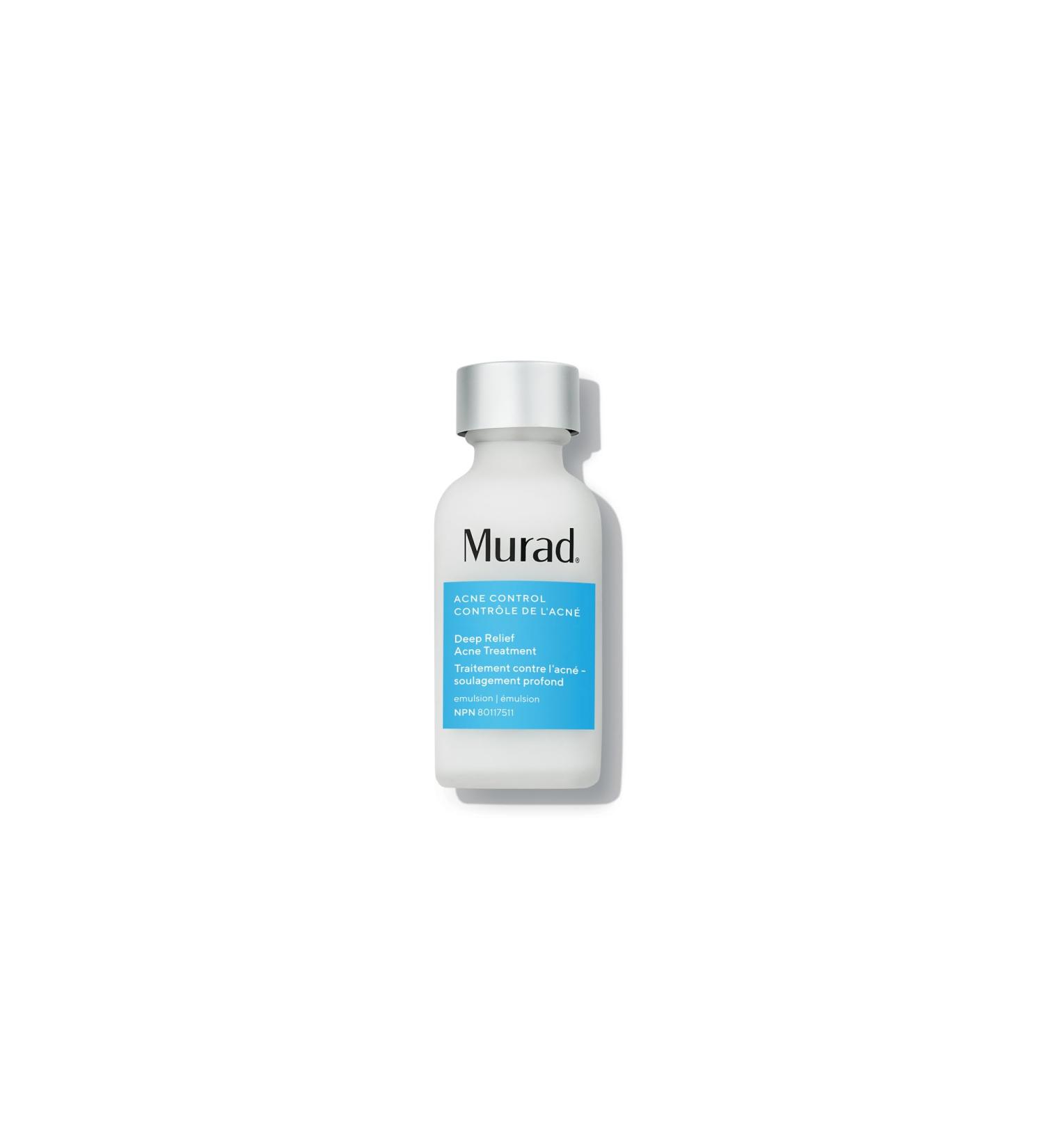 Murad Deep Relief Acne Treatment - Acne Control Max Strength 2% Salicylic Acid for Deep for Uncomfortable Cystic Acne 30 ml - Buy Online on GoSupps.com