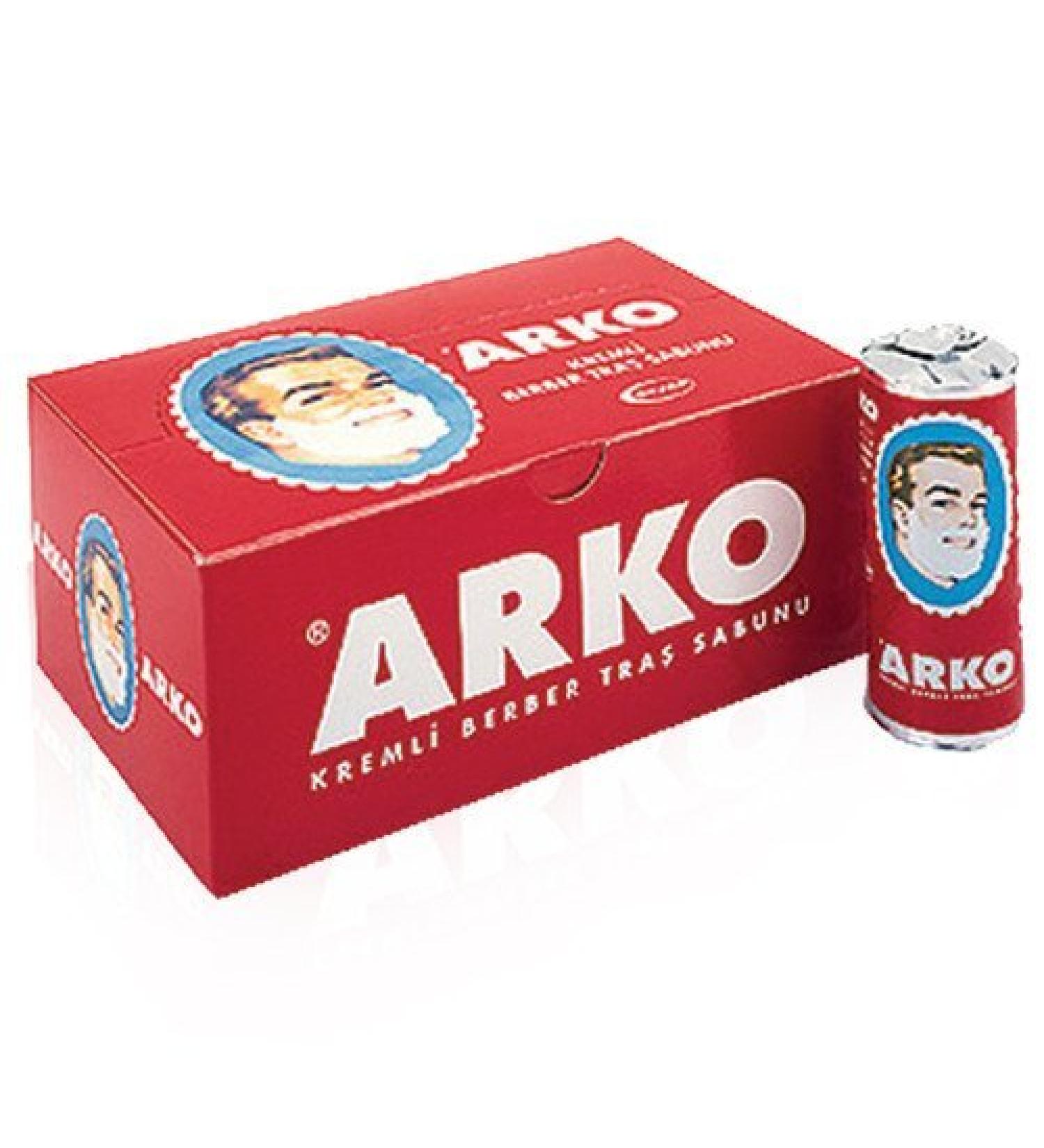 x6 Pieces ARKO Shaving Cream SOAP Stick 75 Grams ***Free UK DELIVERY***