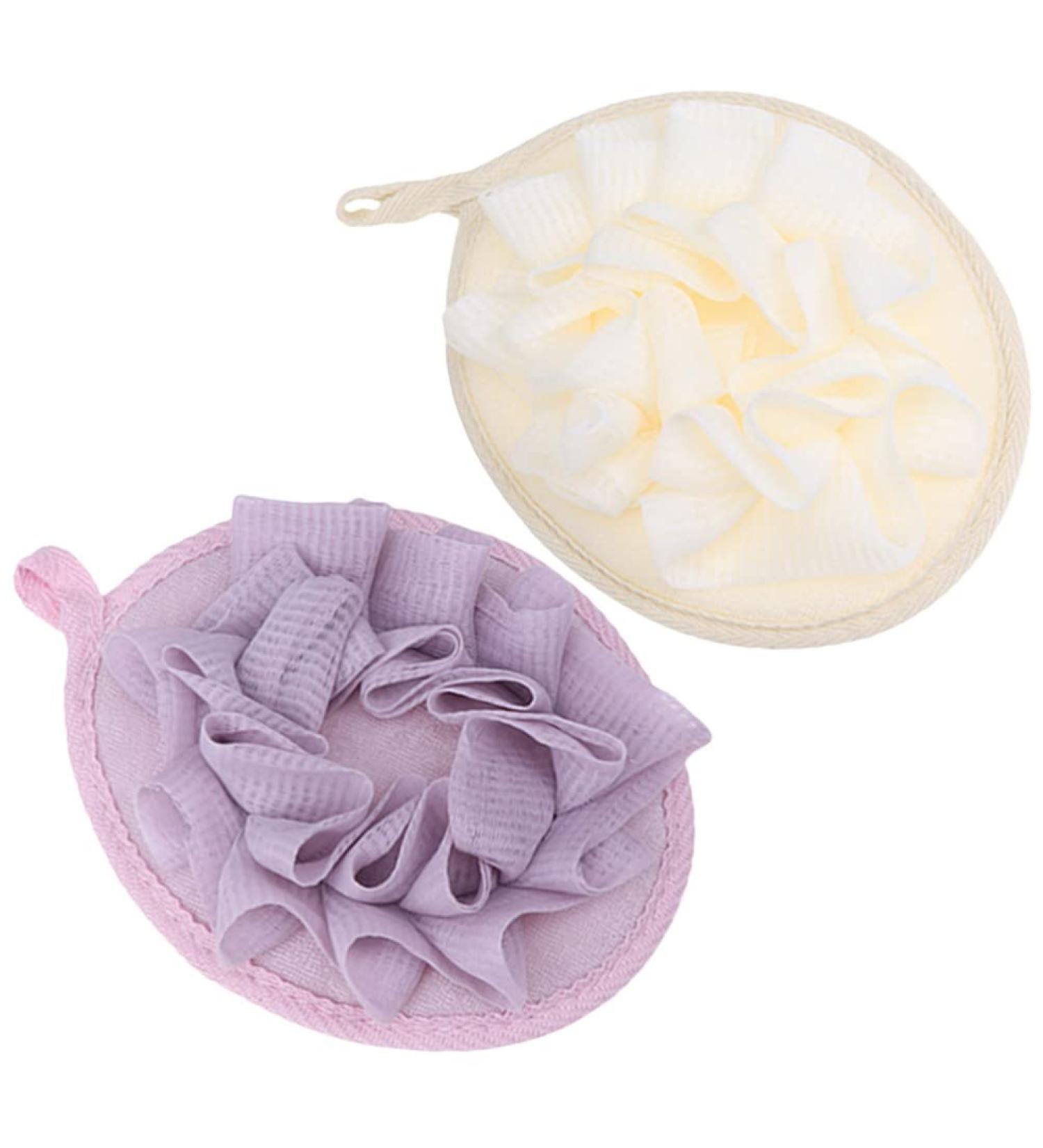 FOMIYES 4pcs Back Exfoliating Bath Balls | Bathing Shower Sponge Loofahs for Men & Women - Buy Online on GoSupps.com