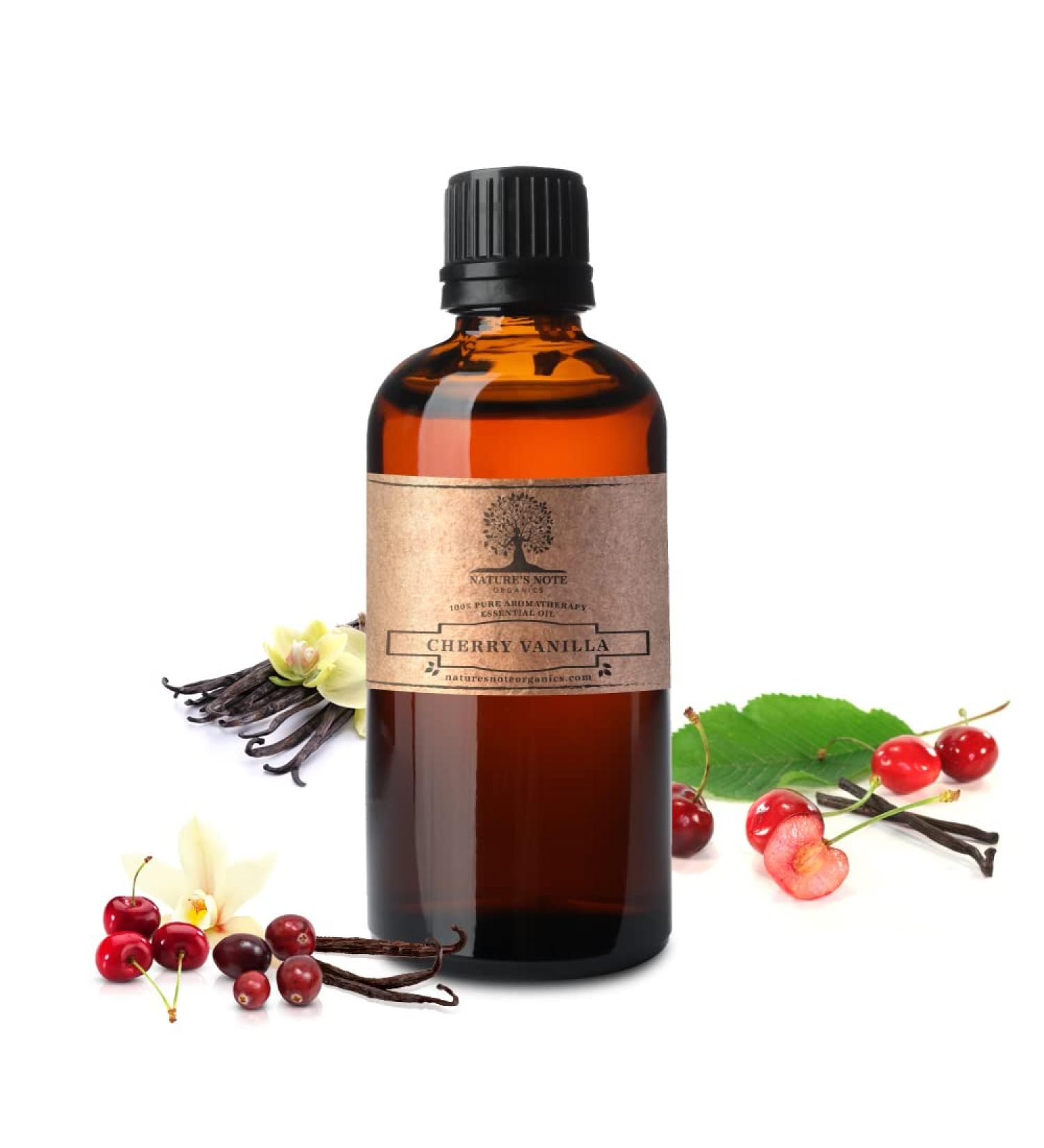 Cherry Vanilla Essential Oil - 100% Pure Aromatherapy Grade Essential Oil by Nature's Note Organics - 1 Fl Oz - Buy Online on GoSupps.com