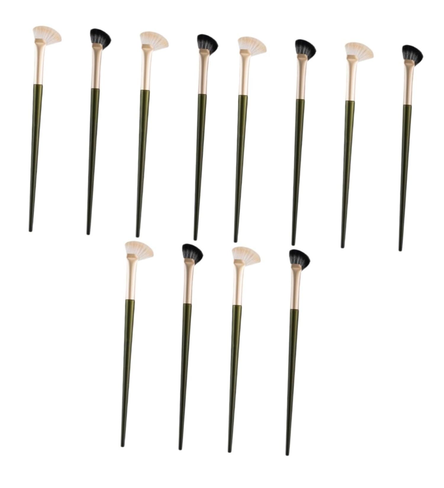 Baluue 12 Pcs Nose Shadow Brush Makeup Brush Angled Eye Shadow Brush Small Concealer Brush Flat Concealer Brush Angled Cosmetic Brush Concealer Brush under Eye Angled Eyeshadow Brush - Buy Online on GoSupps.com