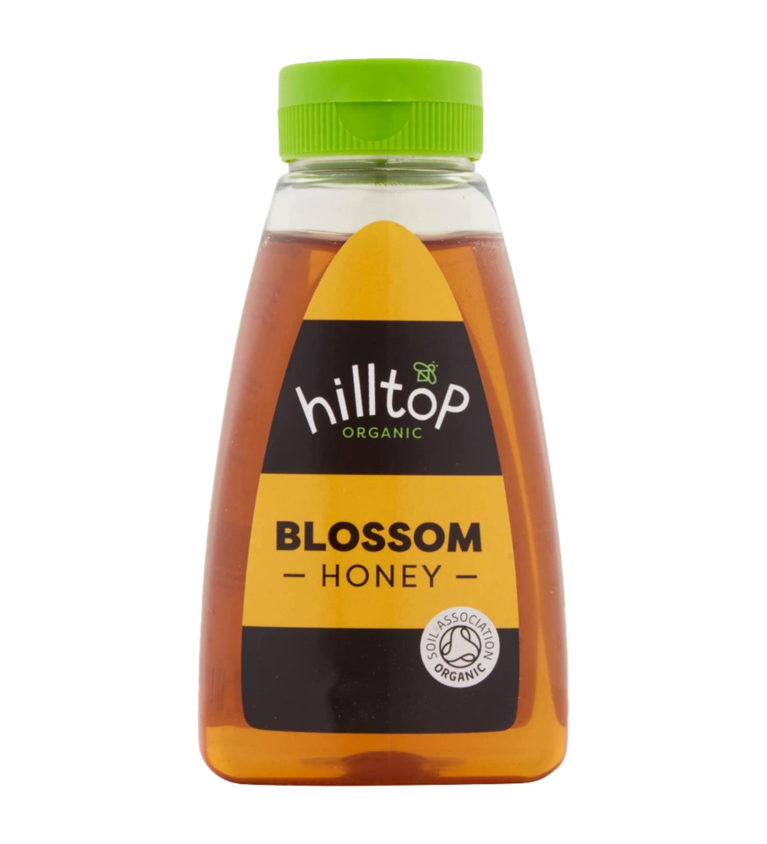 Hilltop Honey Organic Blossom Honey 340g Squeezy Bottle - Pack of 1 - Buy Online on GoSupps.com