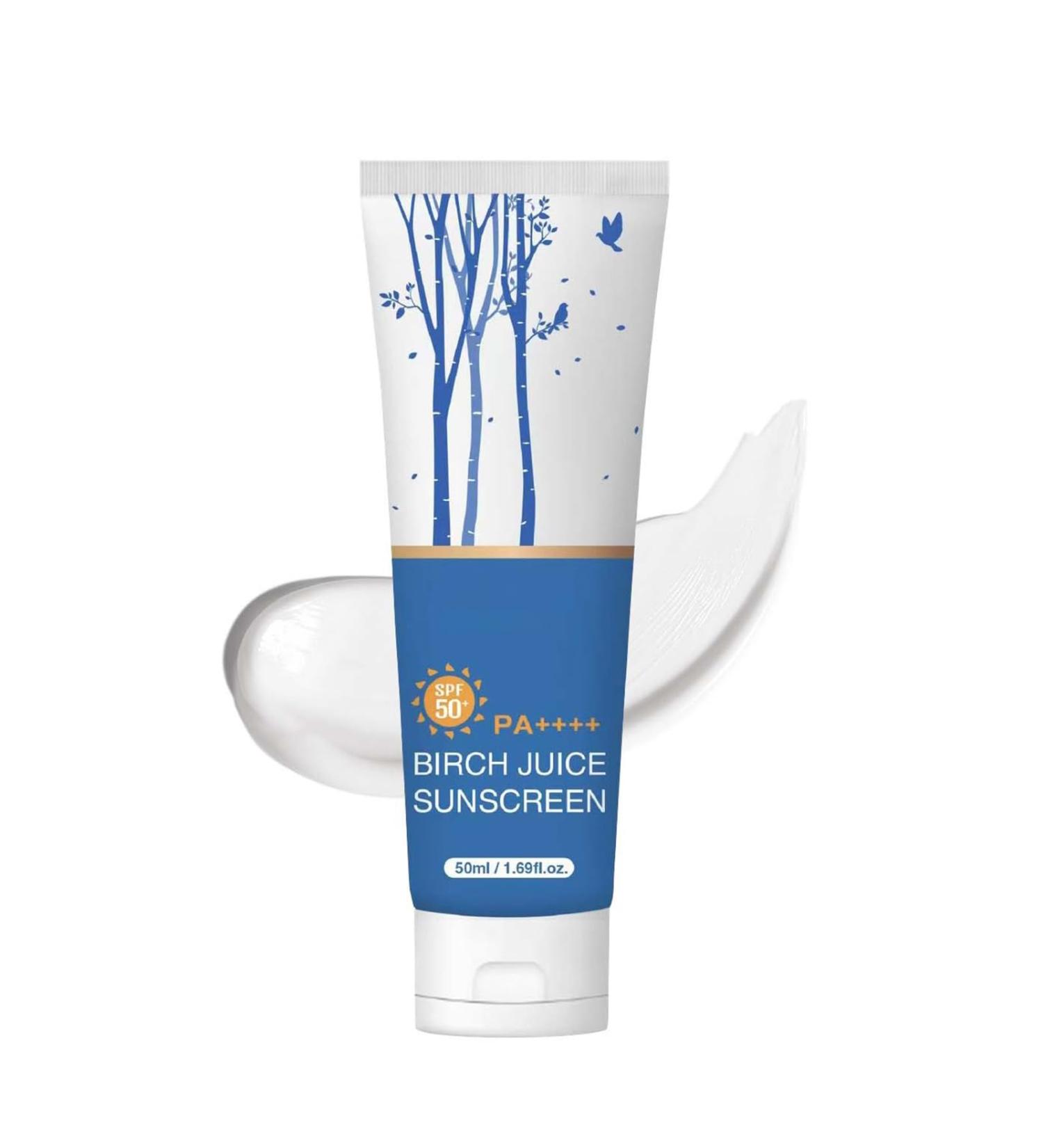 Birch Juice Moisturizing Sunscreen UV LOCK SPF50 Broad Spectrum Moist Essence Sunscreen for Face Korean Skincare No White Cast 1.69 Fl Oz (1) - Buy Online on GoSupps.com