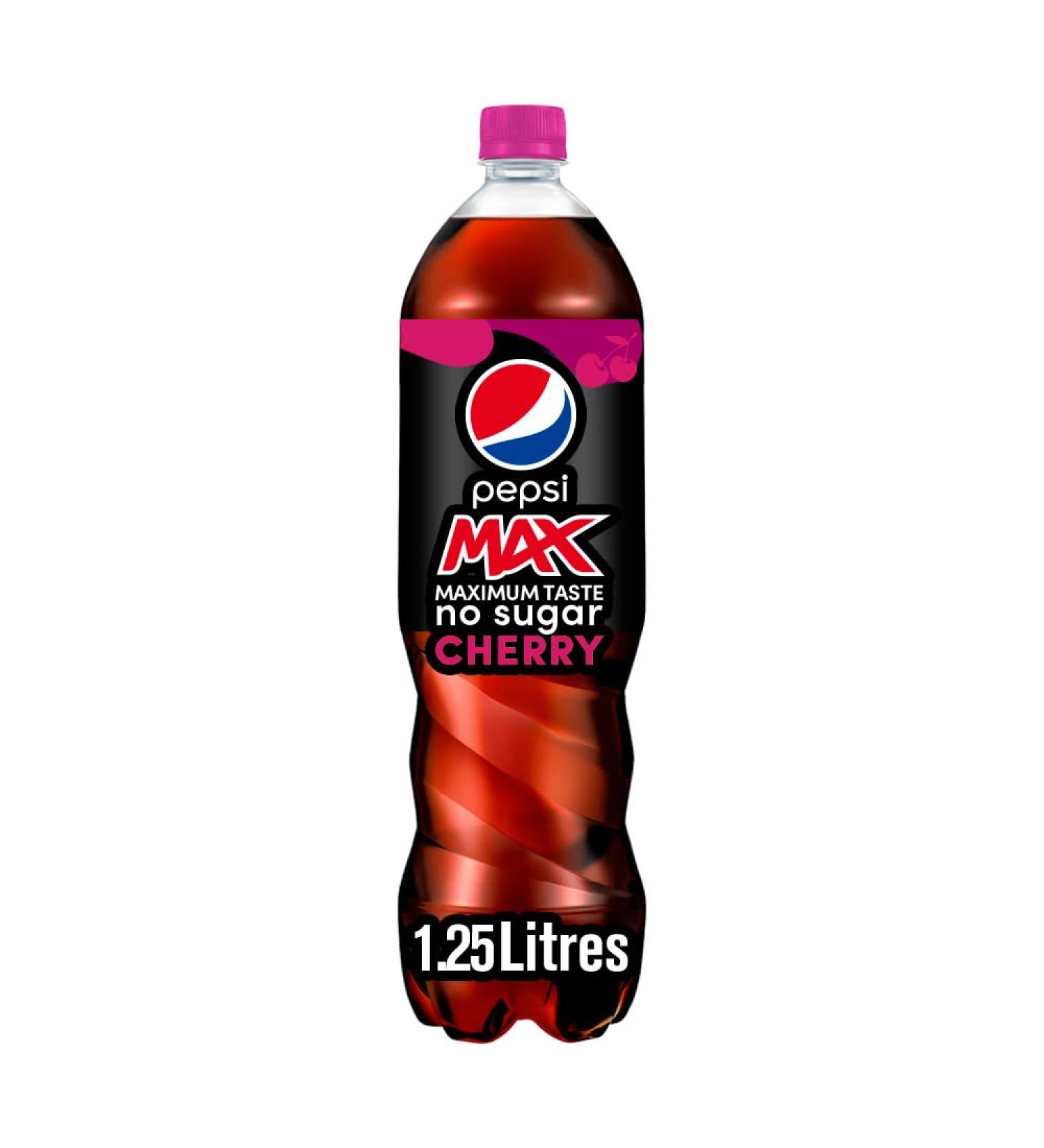 Pepsi Max Cherry Soft Drink 1.25L Cherry 1.25 l (Pack of 1)