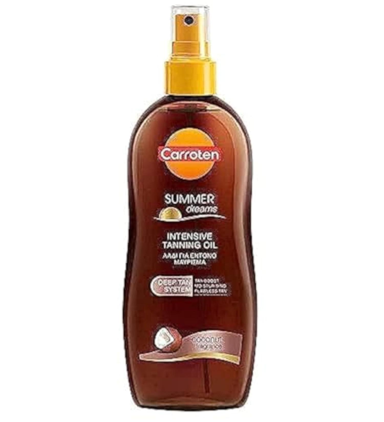 Carroten Summer dreams Intensive Tanning Oil with Coconut Fragrance