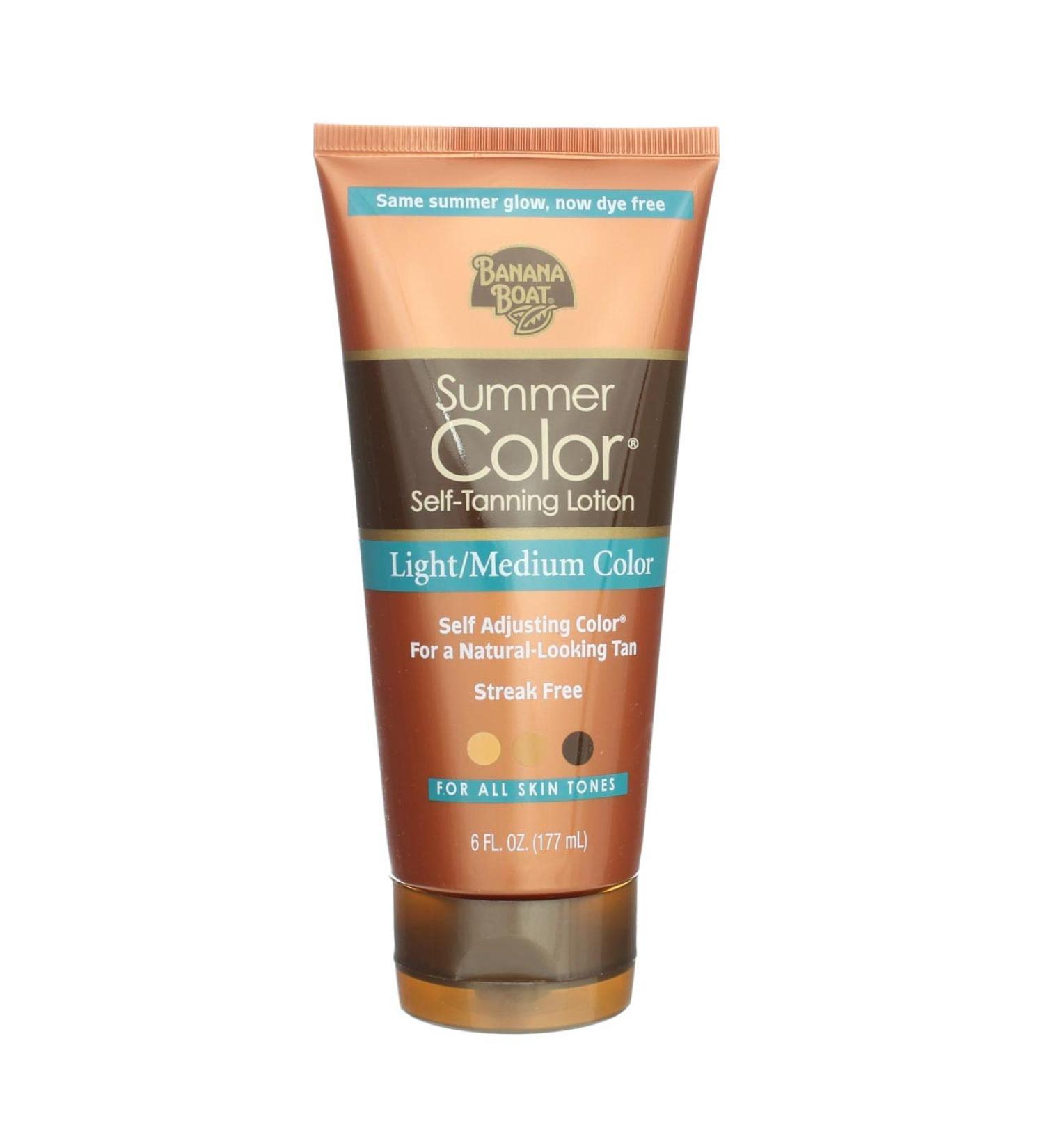 Banana Boat Summer Color Self Tanning Lotion - Light Medium, 6 fl oz - Buy Online on GoSupps.com