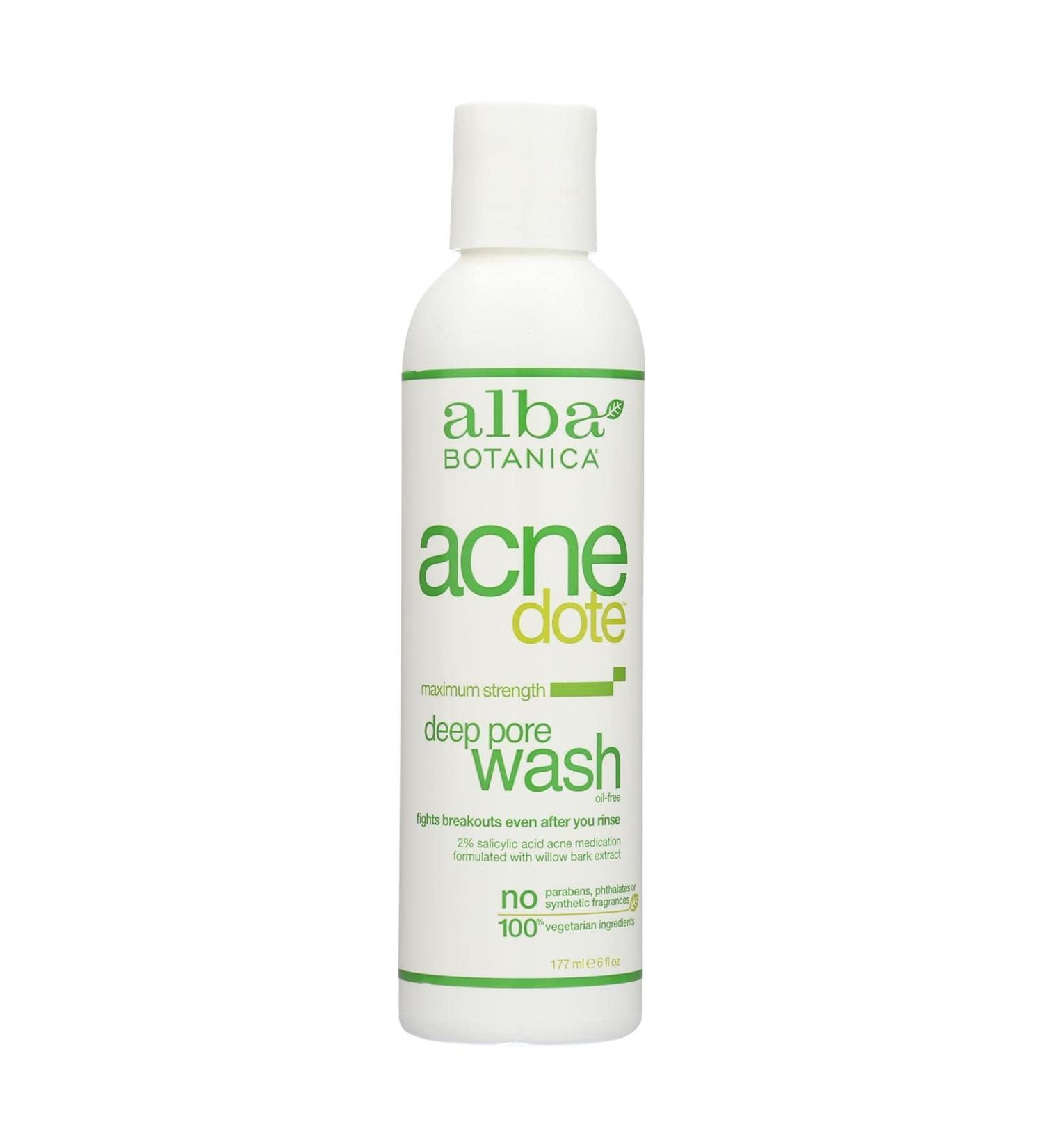 Alba Botanica Natural Acnedote Deep Pore Wash 6 oz