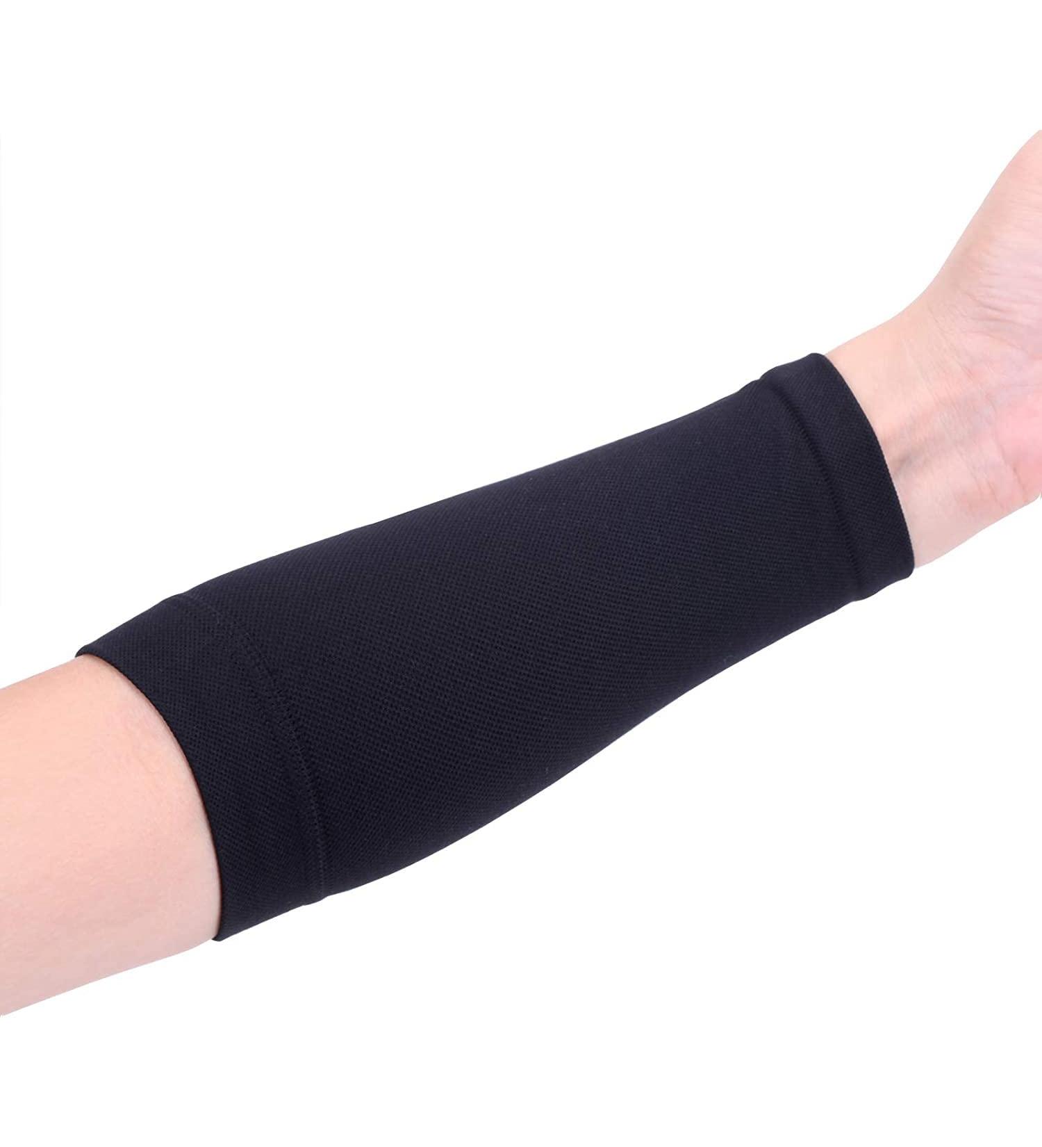 1Pcs Black/Skin Color Forearm Tattoo Cover Up Bands Compression Sleeve - Size L - Buy Online on GoSupps.com