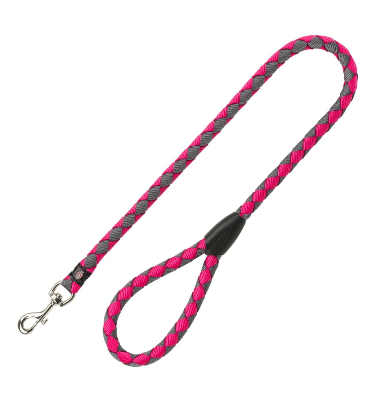 Buy Trixie Cavo Dog Leash S-M | 1.00m 12mm | Fuchsia/Grafit | Control for Small to Medium Dogs | 143411 - Buy Online on GoSupps.com