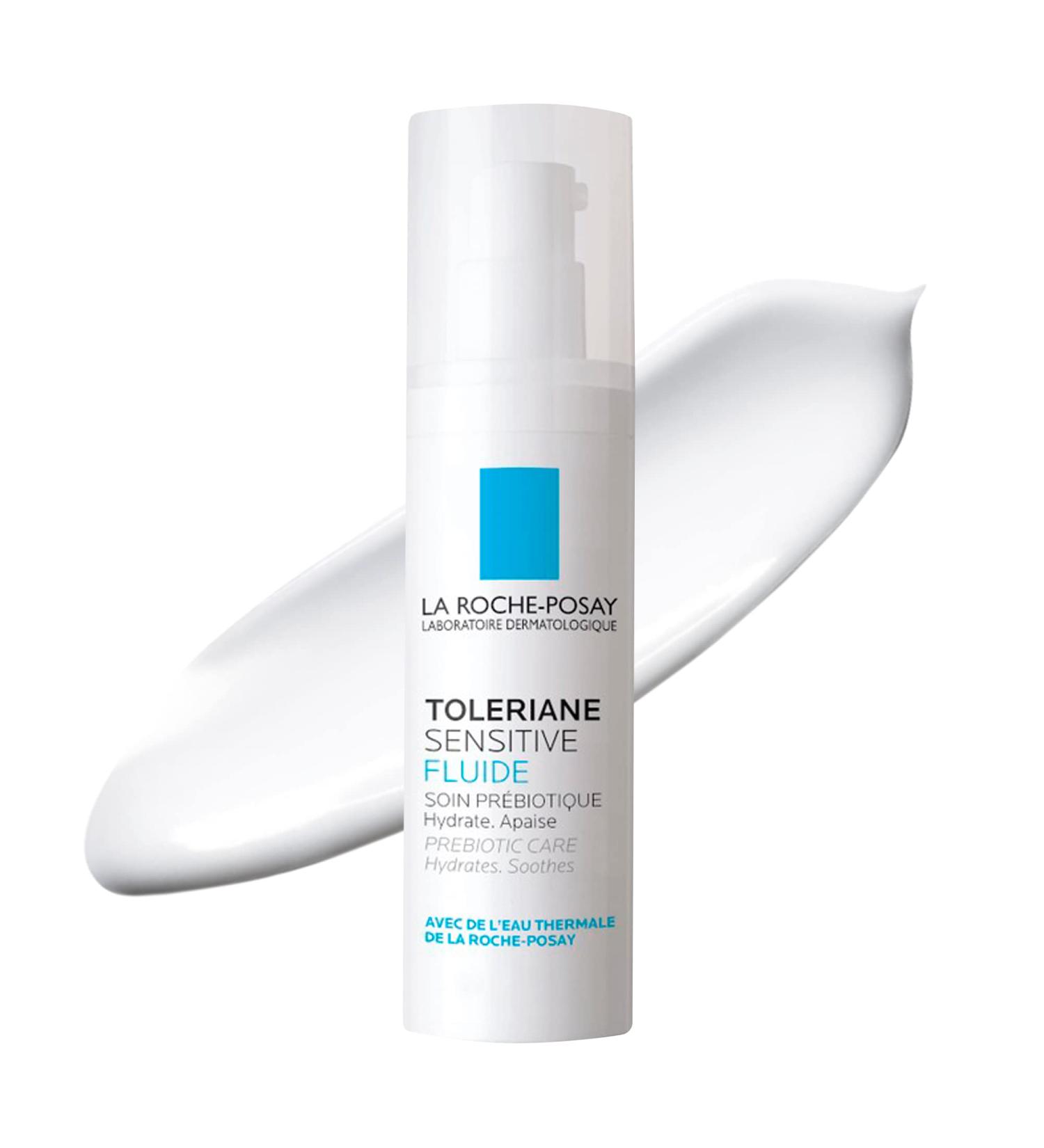 La Roche-Posay Toleriane Sensitive Fluide Protective Moisturizer - Oil-Free Face Moisturizer for Sensitive Skin - Buy Online on GoSupps.com