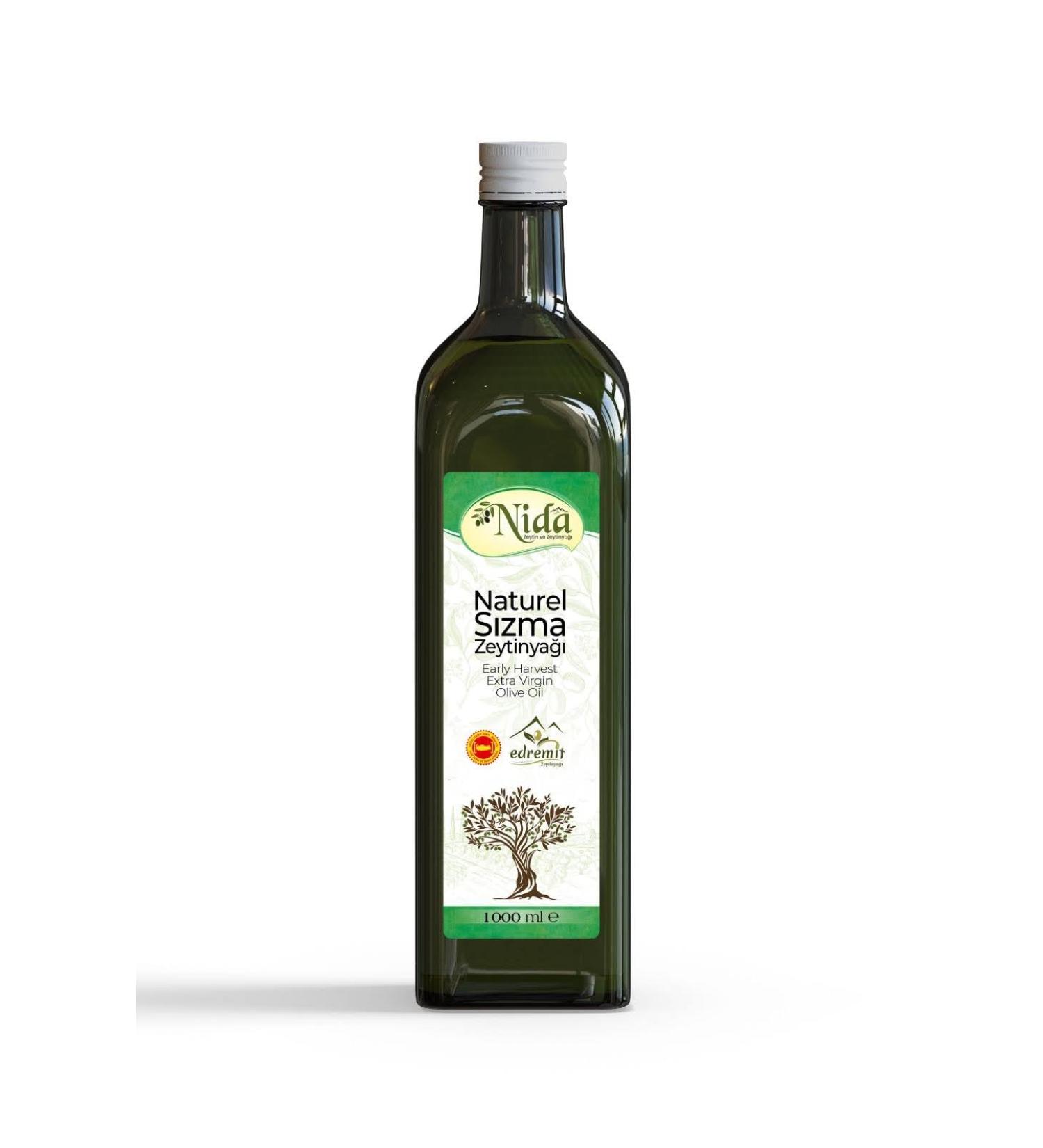 Nida 1000ml Glass Bottle Natural Olive Pomace Oil - Buy Online on GoSupps.com