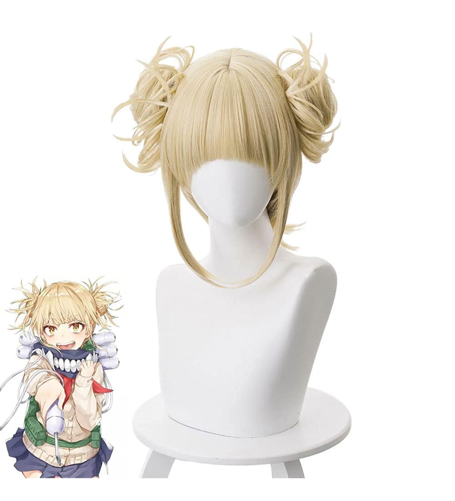 Himiko Toga No Yaiba Cosplay Wig | Long Ponytail Synthetic Hair | Best Quality & International Shipping - Buy Online on GoSupps.com