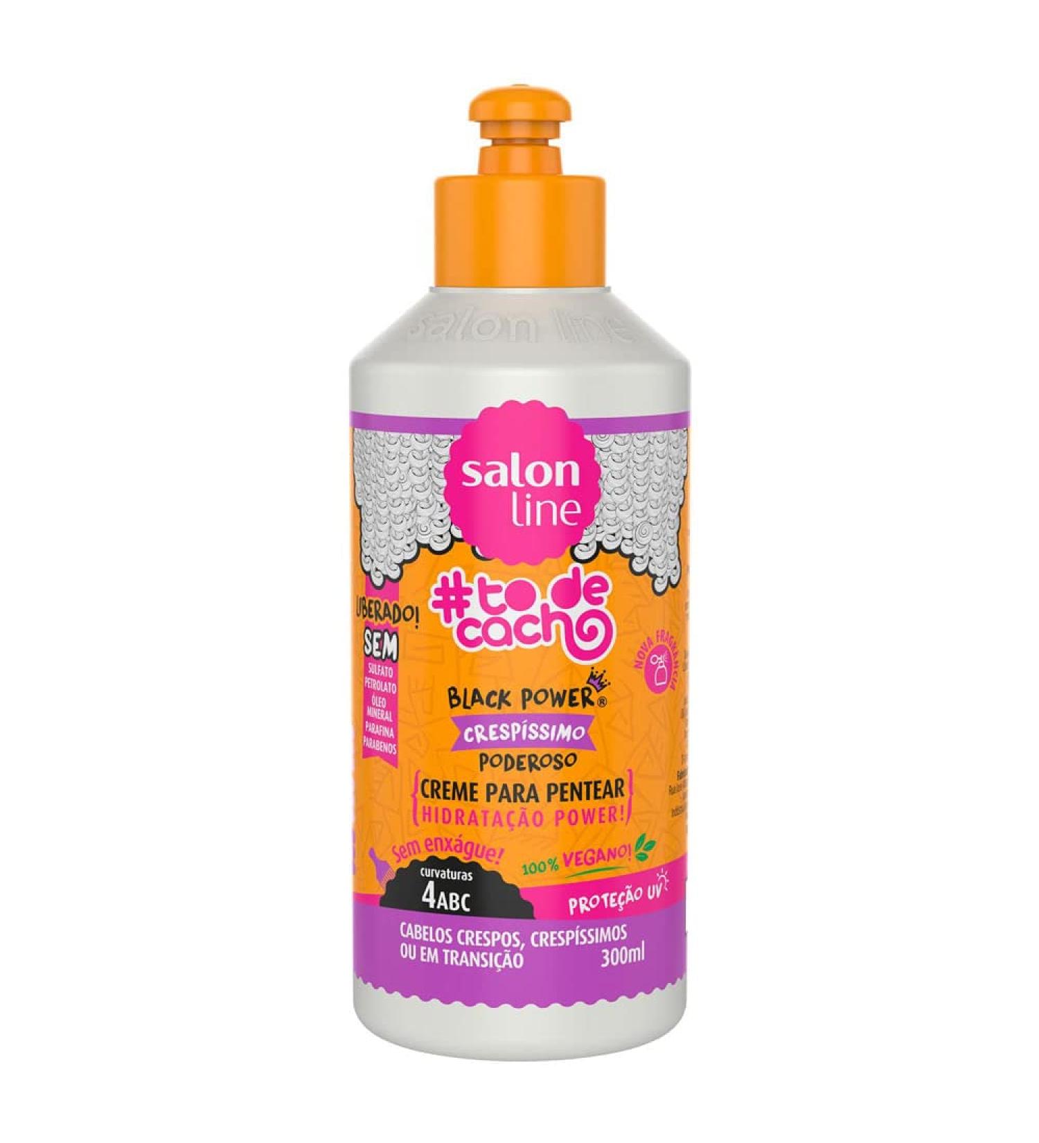 Linha Tratamento (#ToDeCacho) Salon Line - Creme De Pentear Que Tal Crespissimo Poderoso 300 Ml - (Treatment (#Curls) Collection - How About That Extra Curly Power Combing Cream 10.14 Fl Oz)