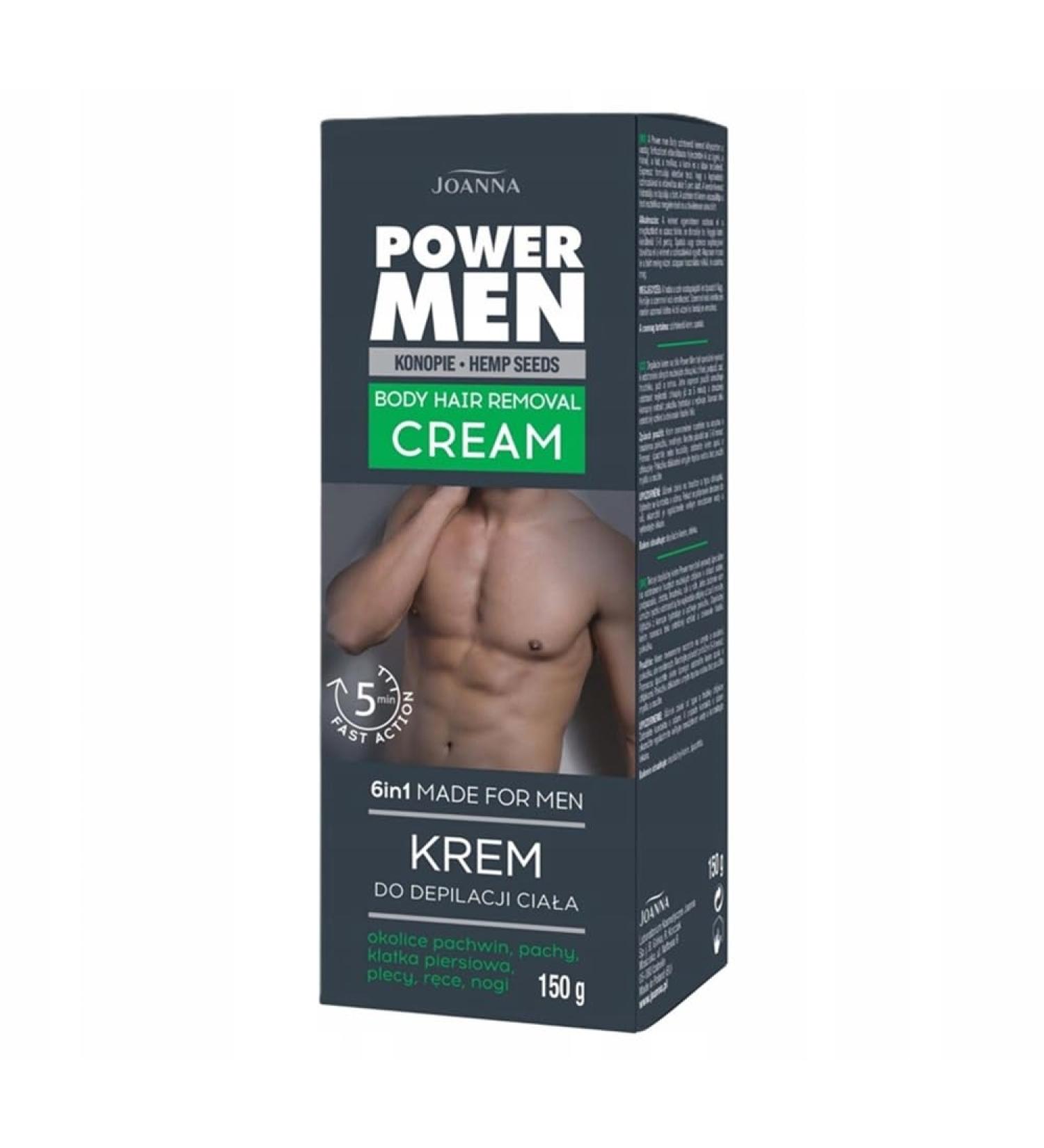 JOANNA POWER MEN BODY HAIR REMOVAL CREAM FOR MEN 150G
