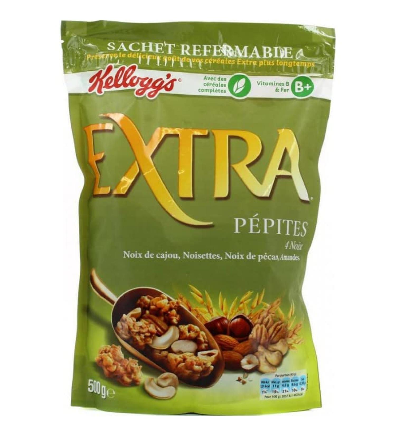 Kellogg's Cereal Chips 4 Nuts - 500g Pack