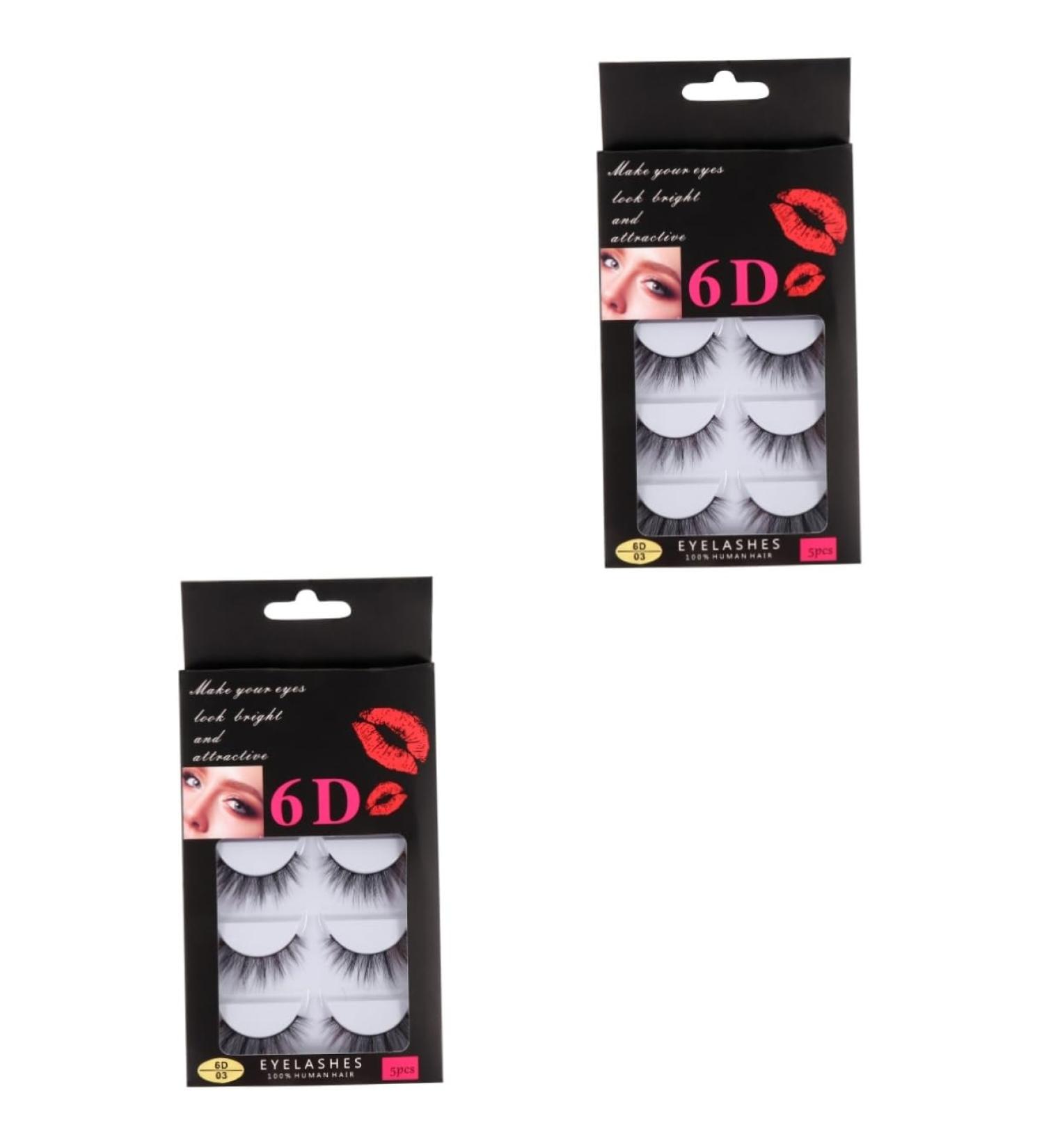 Healeved 10 Pairs False Eyelashes Eyelash Hair Eyelashes Cross Eyelashes Thick Eyelashes Fake Eyelashes Cosmetic Tool Artificial Eyelashes Cross Eye Lashes Handmade Eyelashes - Buy Online on GoSupps.com