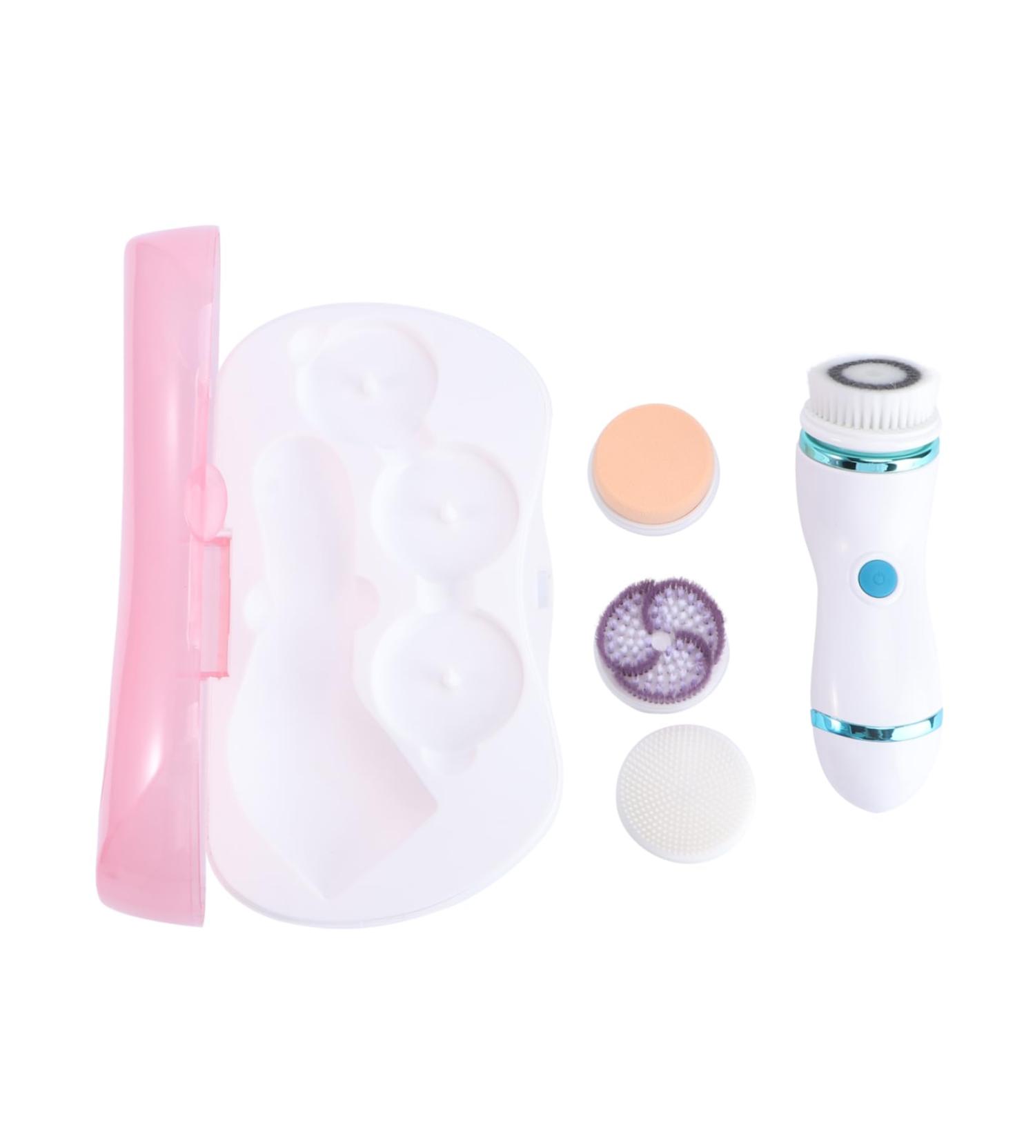 Beavorty Electric Silicone Facial Face Brush Deep Cleansing Electric Facial Cleansing Brush Inductor Face Washing Cleaner Makeup Brush Electric Multi Functional Cleaning Brush 6a - Buy Online on GoSupps.com