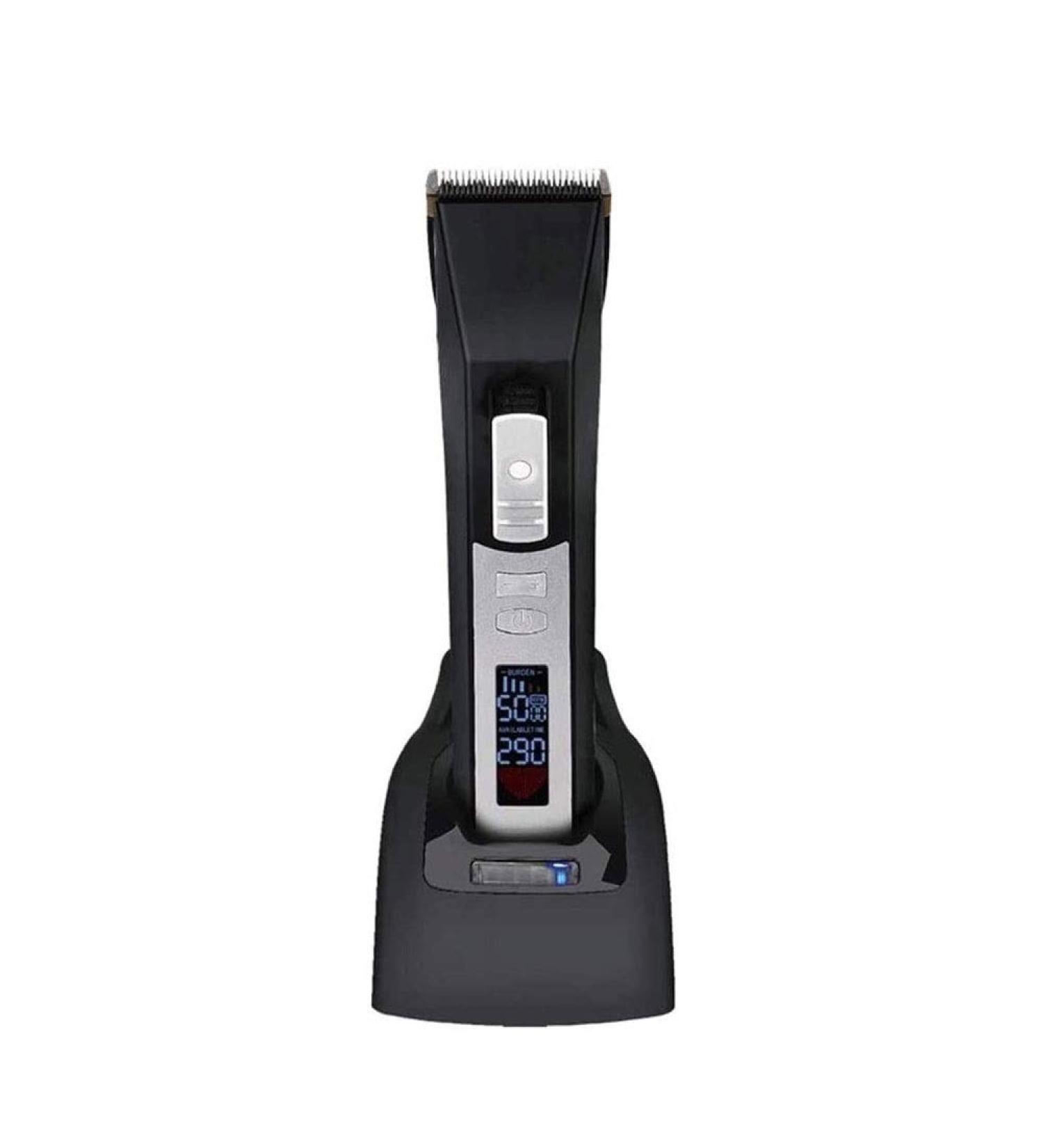 CAFFIA Electric Hair Clippers for Men Hair Trimmer Cordless Rechargeable Hair Cutting Kit for Home and Professional Barber with Titanium Ceramic Blade and LCD Display - Buy Online on GoSupps.com