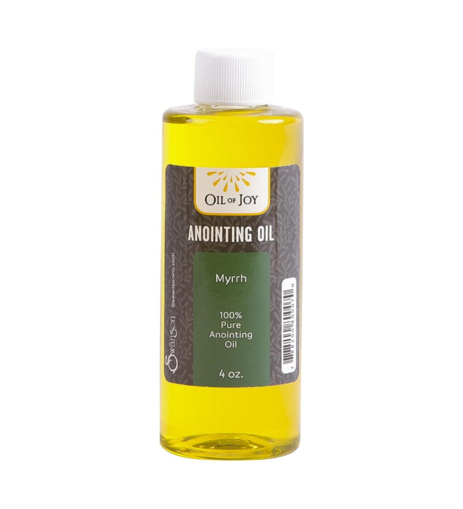 Anointing Oil Myrrh 4 Oz - Holy Oil for Prayers Church Ceremonies & Home Blessings | Symbolizes Grace & Peace - Buy Online on GoSupps.com