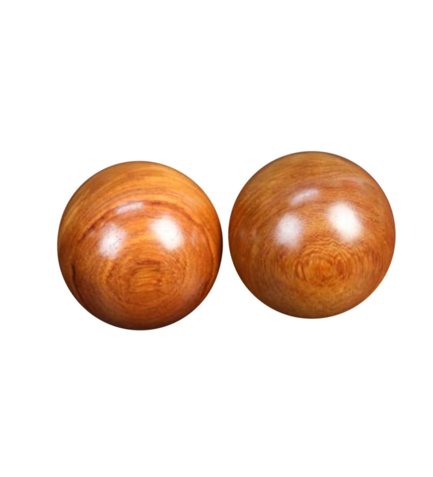 Buy Homsfou 2-St Balls Massage Ball - Natural Texture Deep Foot Massager & Training Ball - Ideal for Fitness & Gym Bamboo Scroll Wheel - Buy Online on GoSupps.com