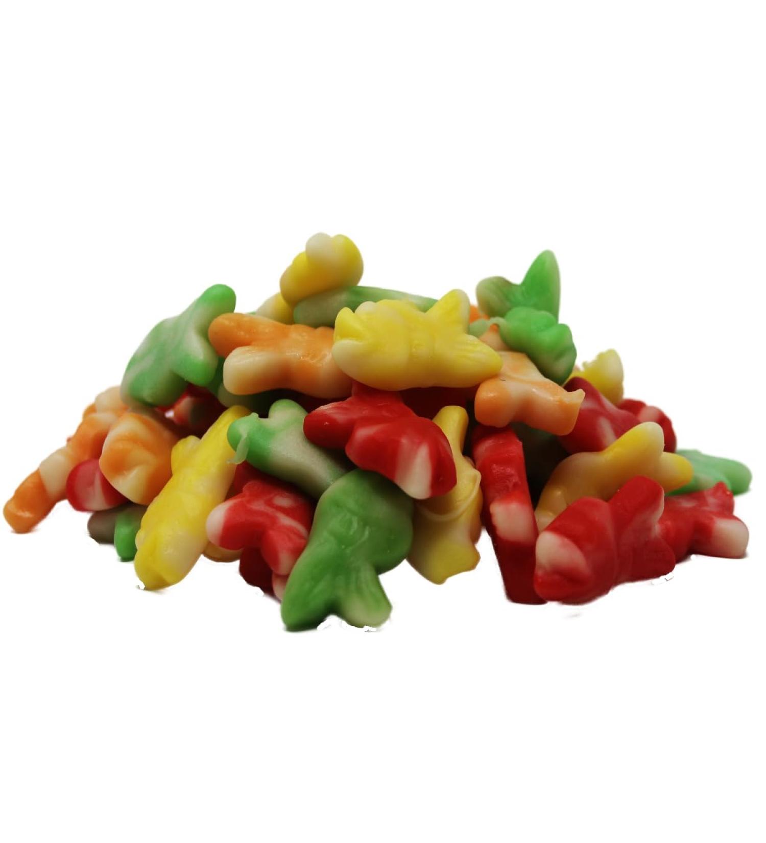  Fruchtgummi B ren & Co. Fruit candy fish multicoloured in green orange yellow and red 175 g - Buy Online on GoSupps.com