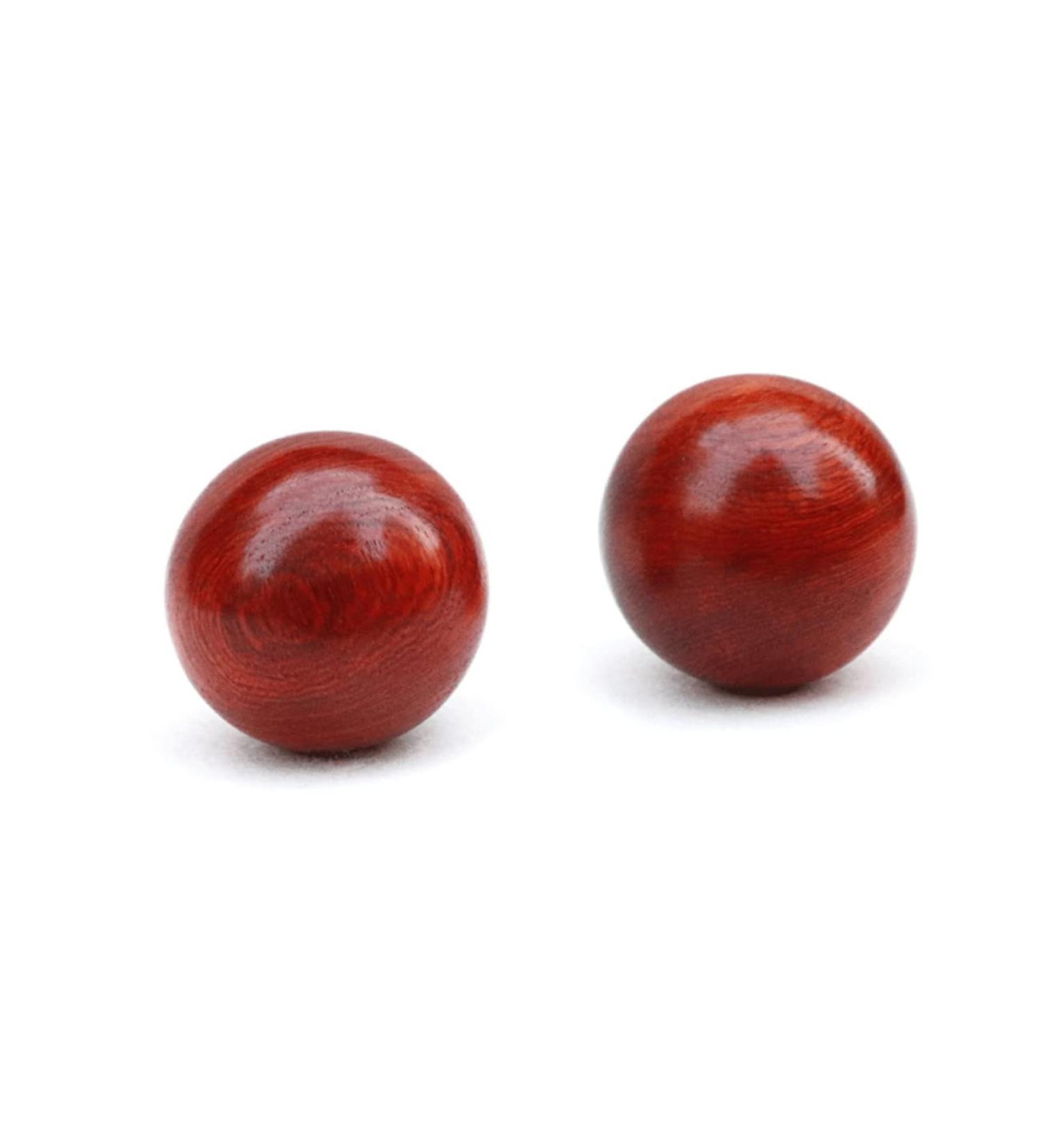 Goohochy 2 Palisander Hand Massage Balls Classic 6cm Red News Rollers for Relaxation & Wellness | International Shipping - Buy Online on GoSupps.com