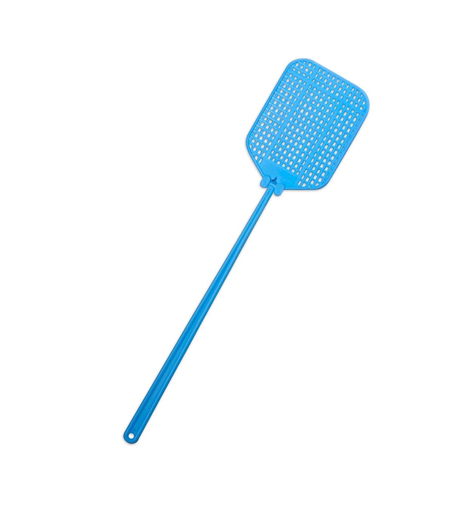 ELLE Flexible Long Handle Fly Swatter - Strong Manual SWAT in Summer Blue Color - Buy Online on GoSupps.com
