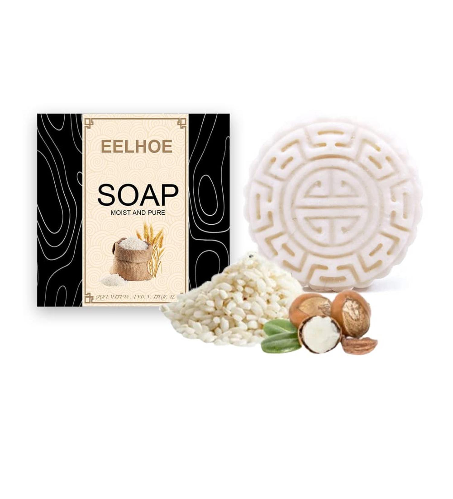 Loss Rice Shampoo Bar Fermented Rice Water Shampoo Bar For Hair Growth Fermented Rice Water Shampoo Bar Hair Growth Dry Damaged Hair Repair Soap Rice Water Shampoo And Conditioner (3 pcs) - Buy Online on GoSupps.com