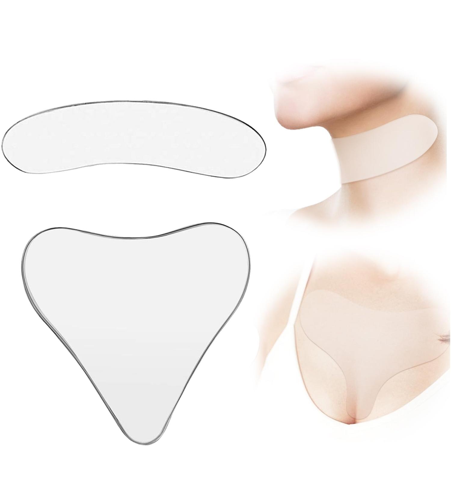 Reusable Silicone Chest & Neck Wrinkle Pads for Overnight Anti Wrinkle Treatment - Buy Online on GoSupps.com