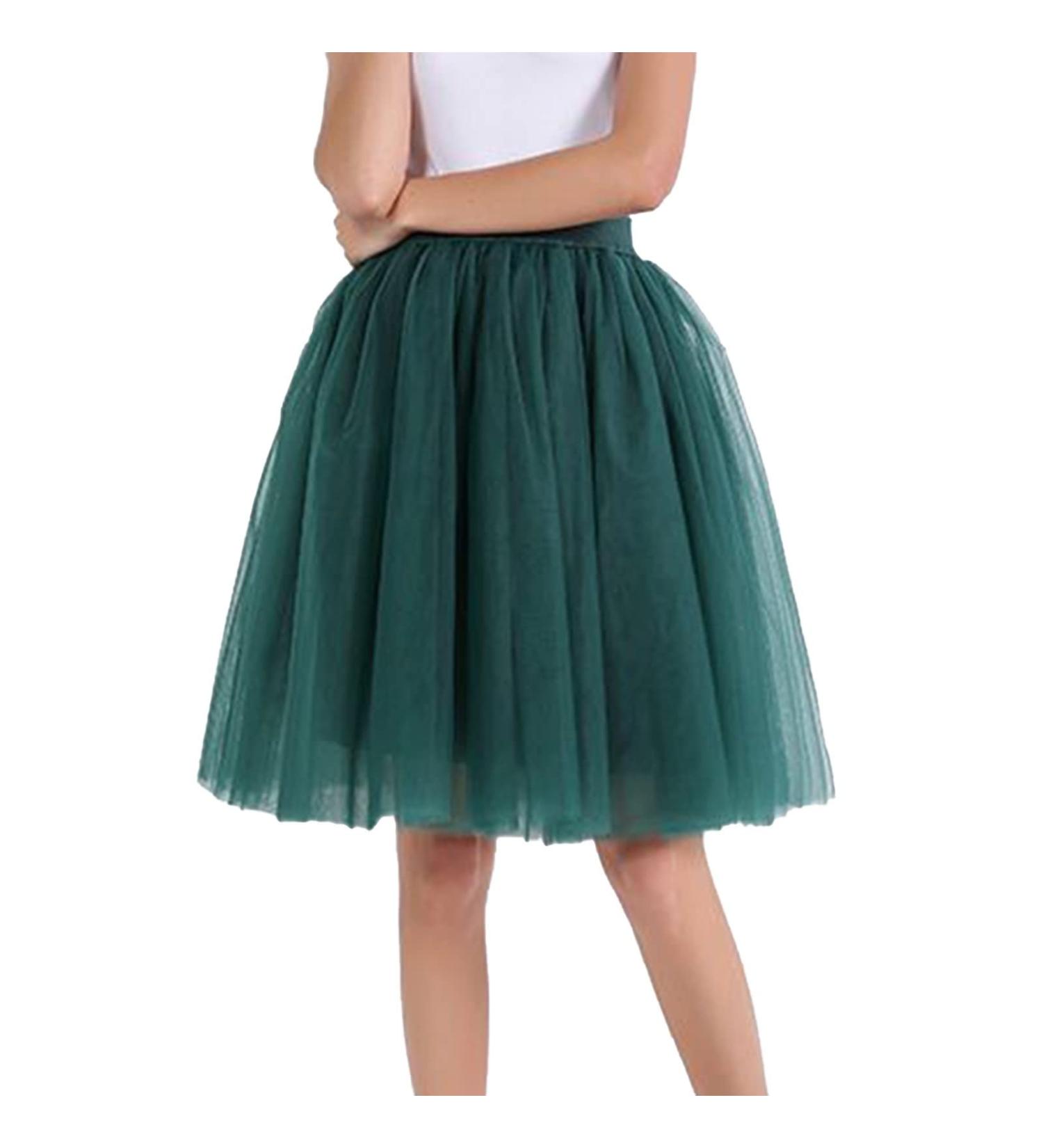 Shop Hehiy Women's Vintage Ballet Skirt - Multi-Layer Tulle Tutu for Carnival Party | Black & Red Options Available | Size AG XL - Buy Online on GoSupps.com
