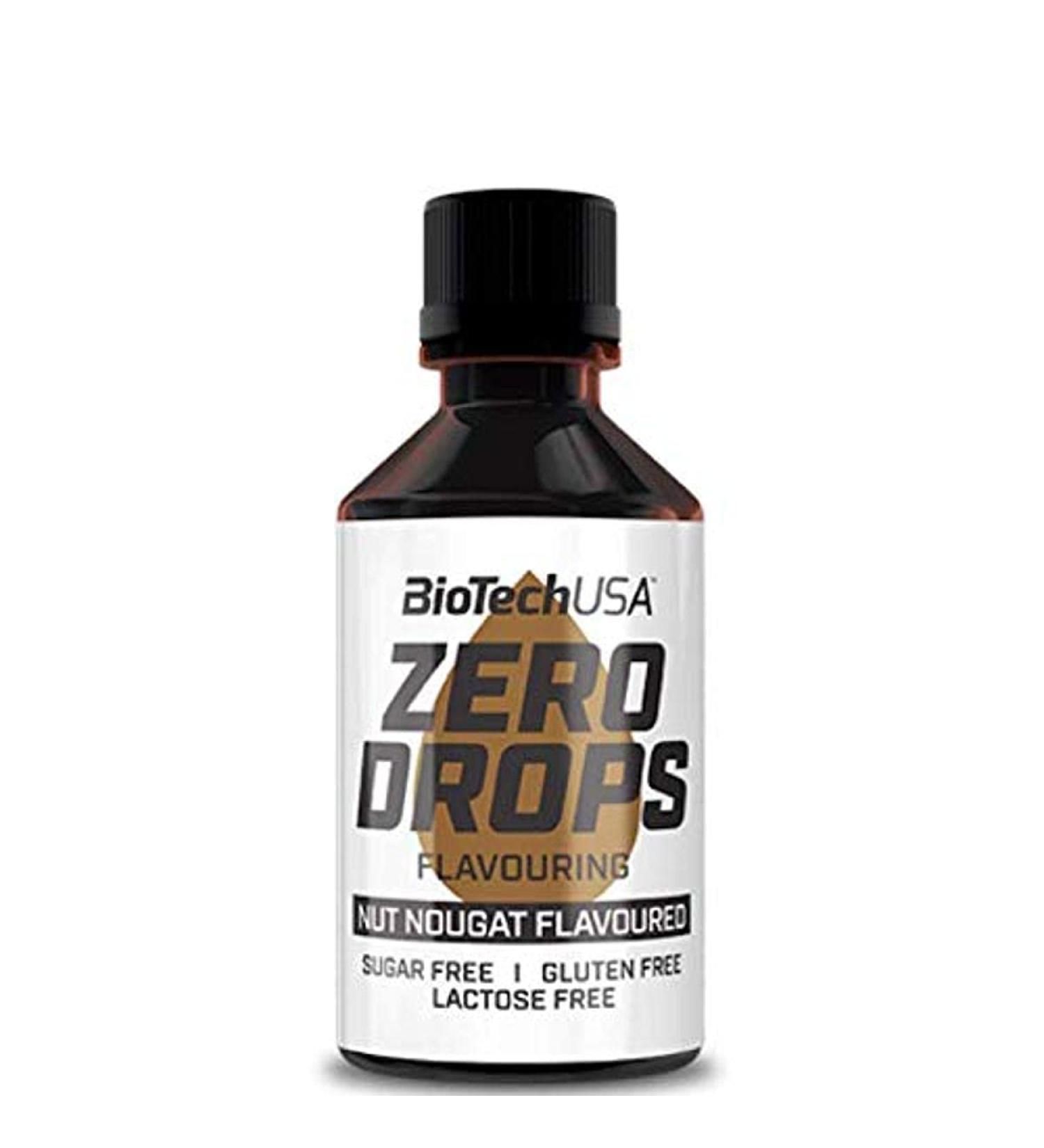 BioTechUSA Zero Drops, Nut Nougat - 50ml