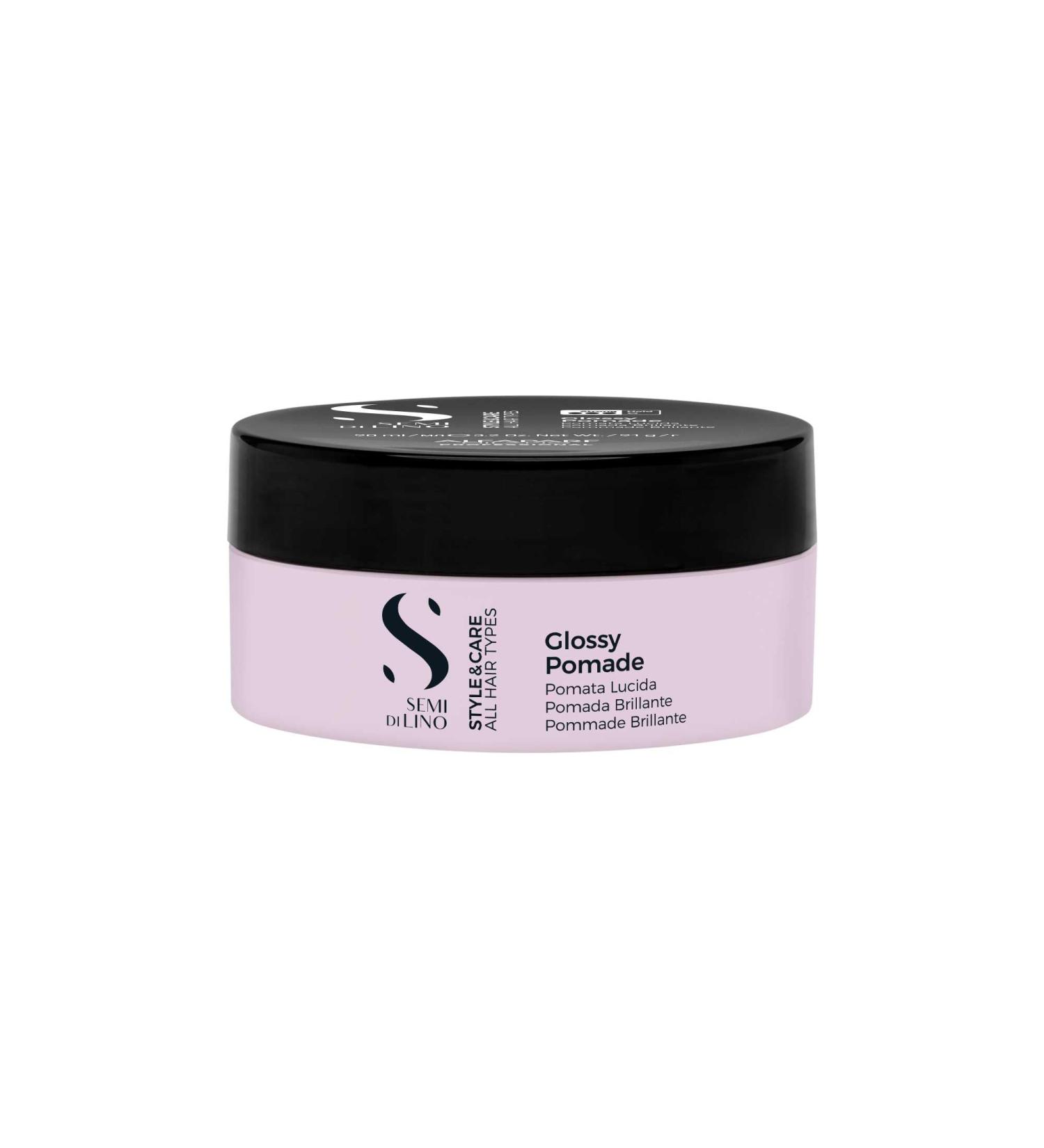 Alfaparf Milano Semi Di Lino Style&Care Glossy Pomade 90ml - strong hold wax - Buy Online on GoSupps.com