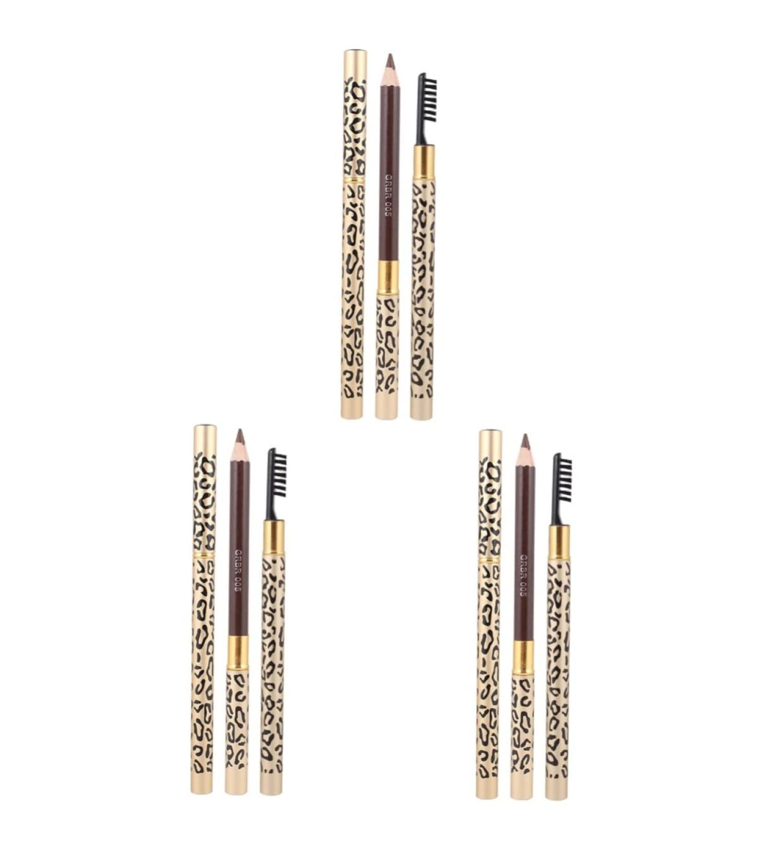 Angoily 6 Pcs White Eyeliner Black Eyeliner Double Head Eyebrow Pencil Makeup Pen Bicuspid Miss Eyebrow Gel 1 count (Pack of 1) As Shownx3pcs - Buy Online on GoSupps.com