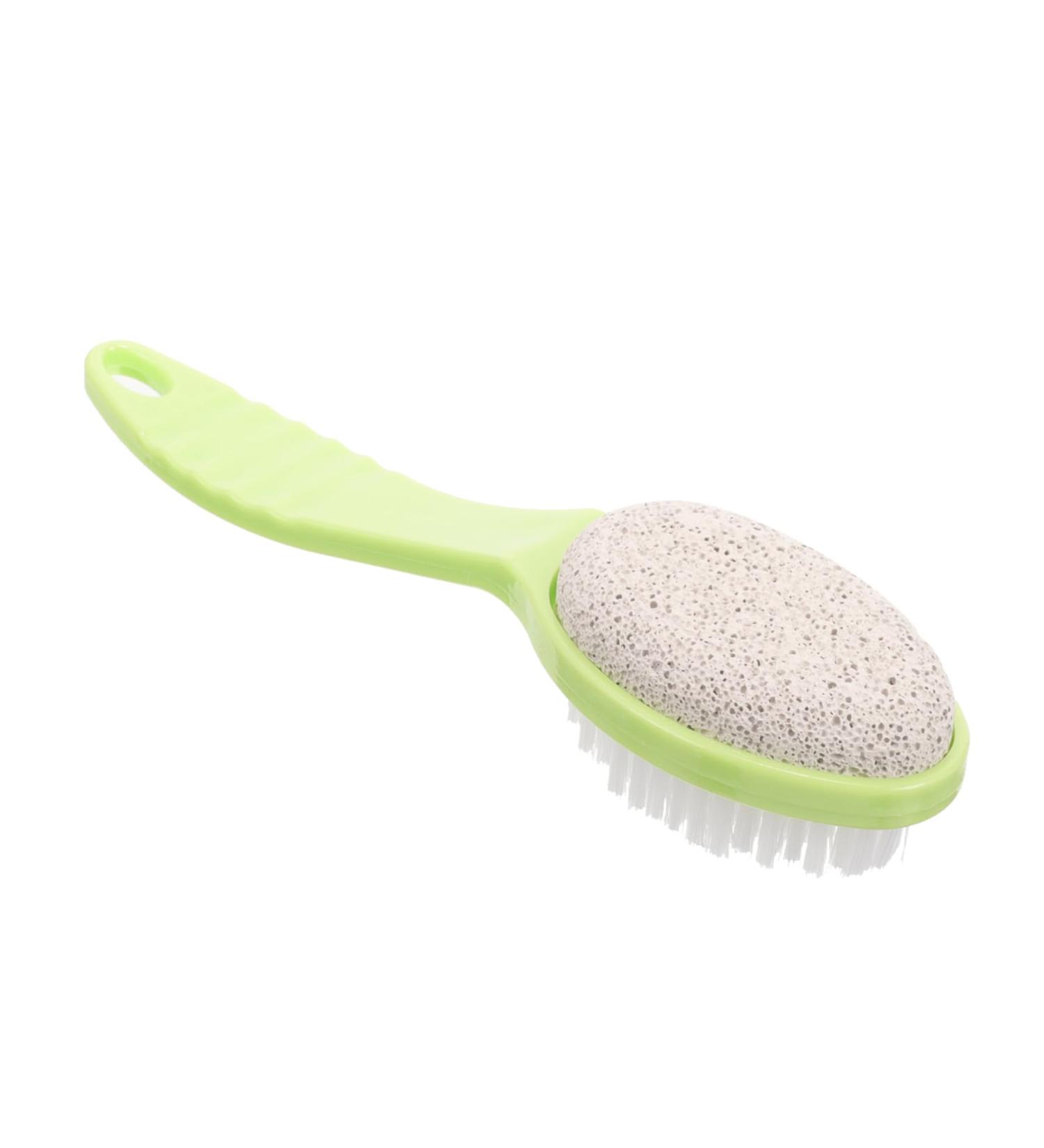 DRESSOOS Pumice Stone Foot Brush Foot Exfoliator Foot Stone Pedicure Foot Scrubber Foot Dead Skin Brush Bath Scrubber Brush Stone Bath Tool Foot Brush for Dead Skin Scraper Natural - Buy Online on GoSupps.com