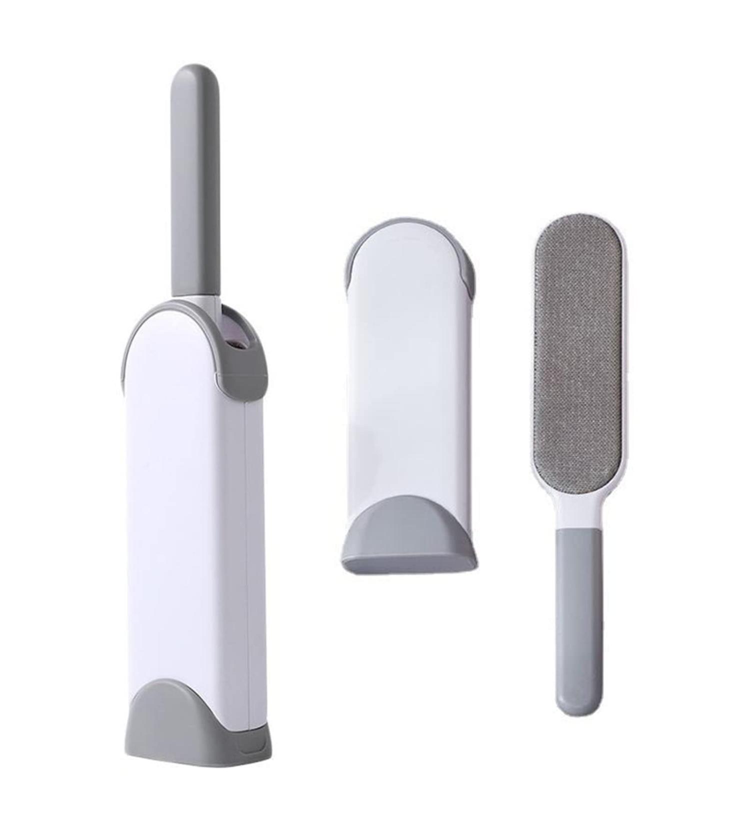 Self-Cleaning Lint Brush - Two-Sided Clothes & Pet Hair Remover | Easy Dust & Lint Cleaning Brush - Buy Online on GoSupps.com