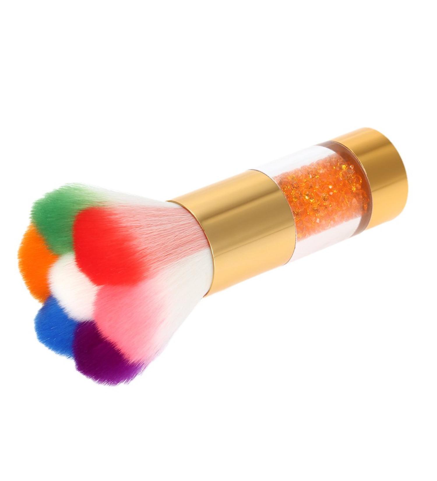 Staubinsel Yellow Gel Nail Art Dust Remover Brush - Cleaner for Nail Art & UV Legs - Buy Online on GoSupps.com